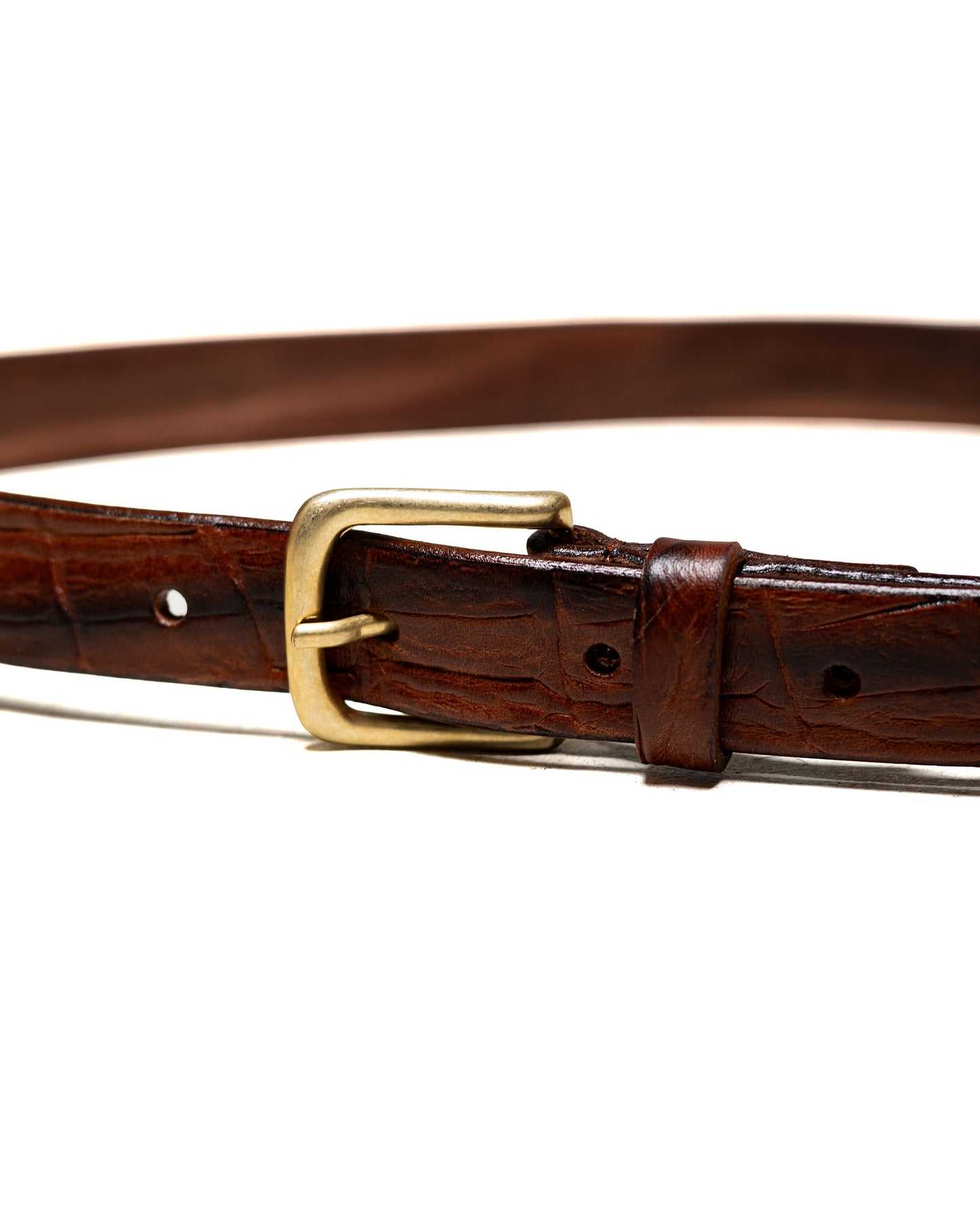 Another Aspect Another Belt 1.0 Brown Croc