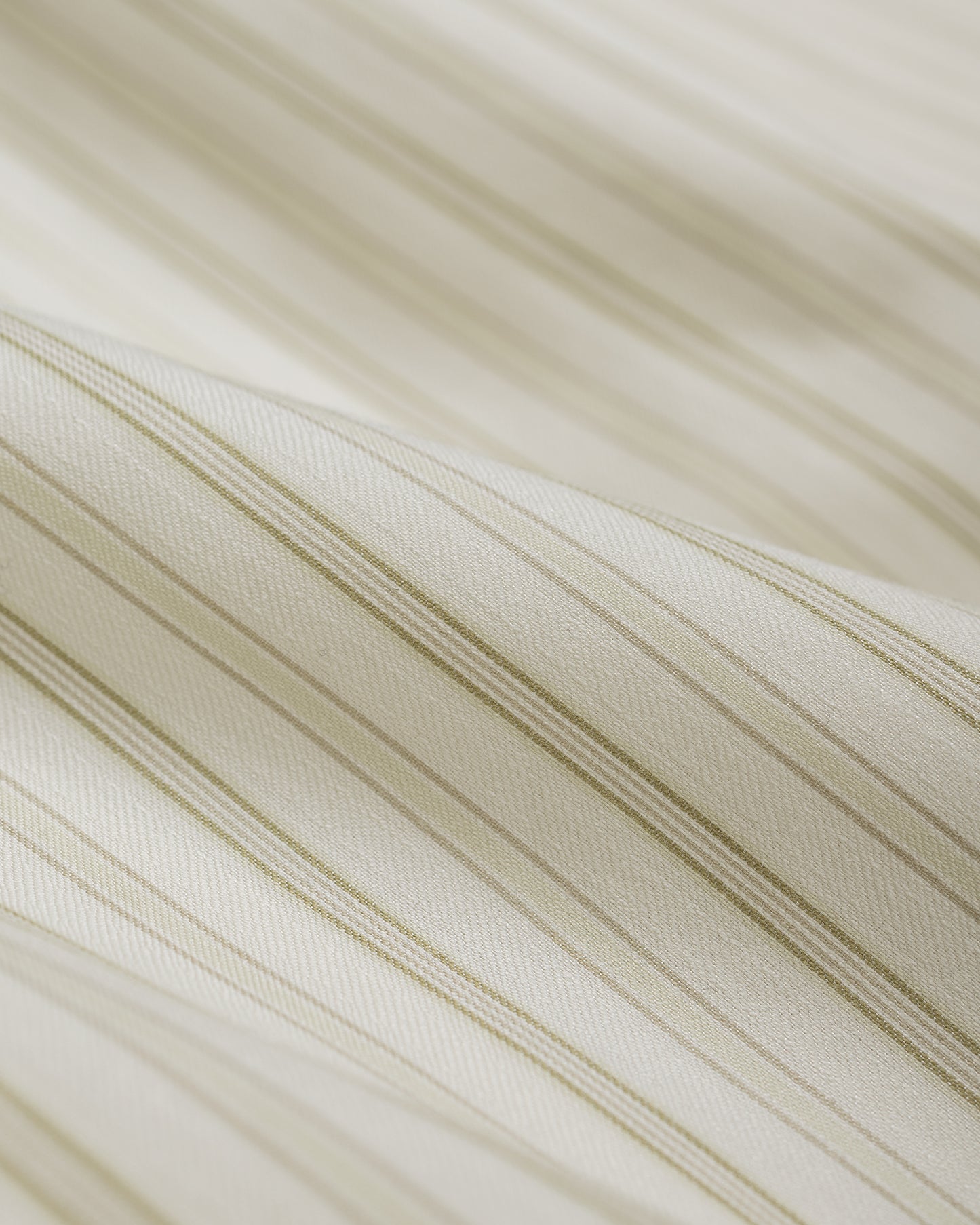 lost & found Auralee Auralee Cotton Silk Stripe Shirt Ivory Stripe