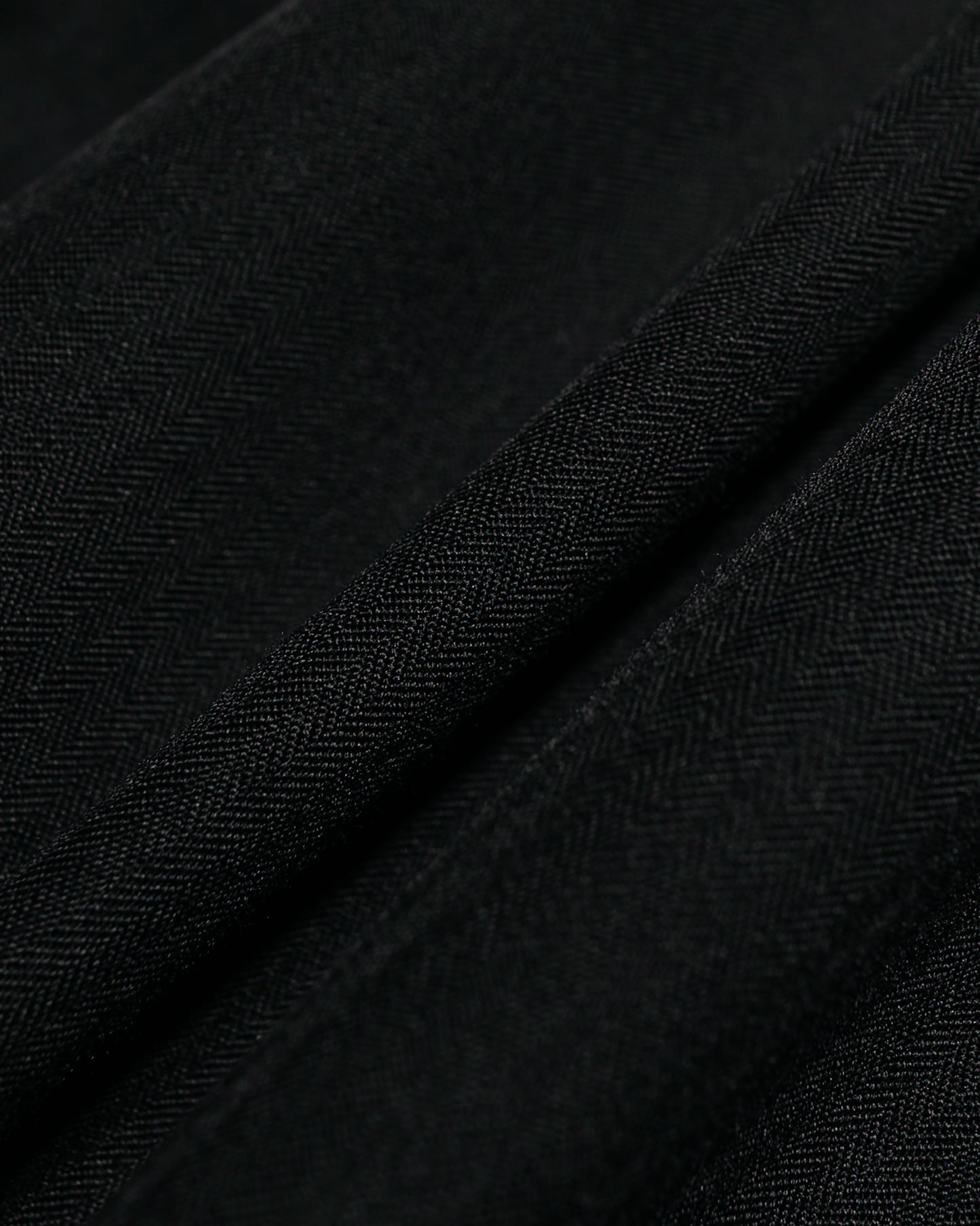 lost & found Auralee Auralee Wool Herringbone Over Shirt Black