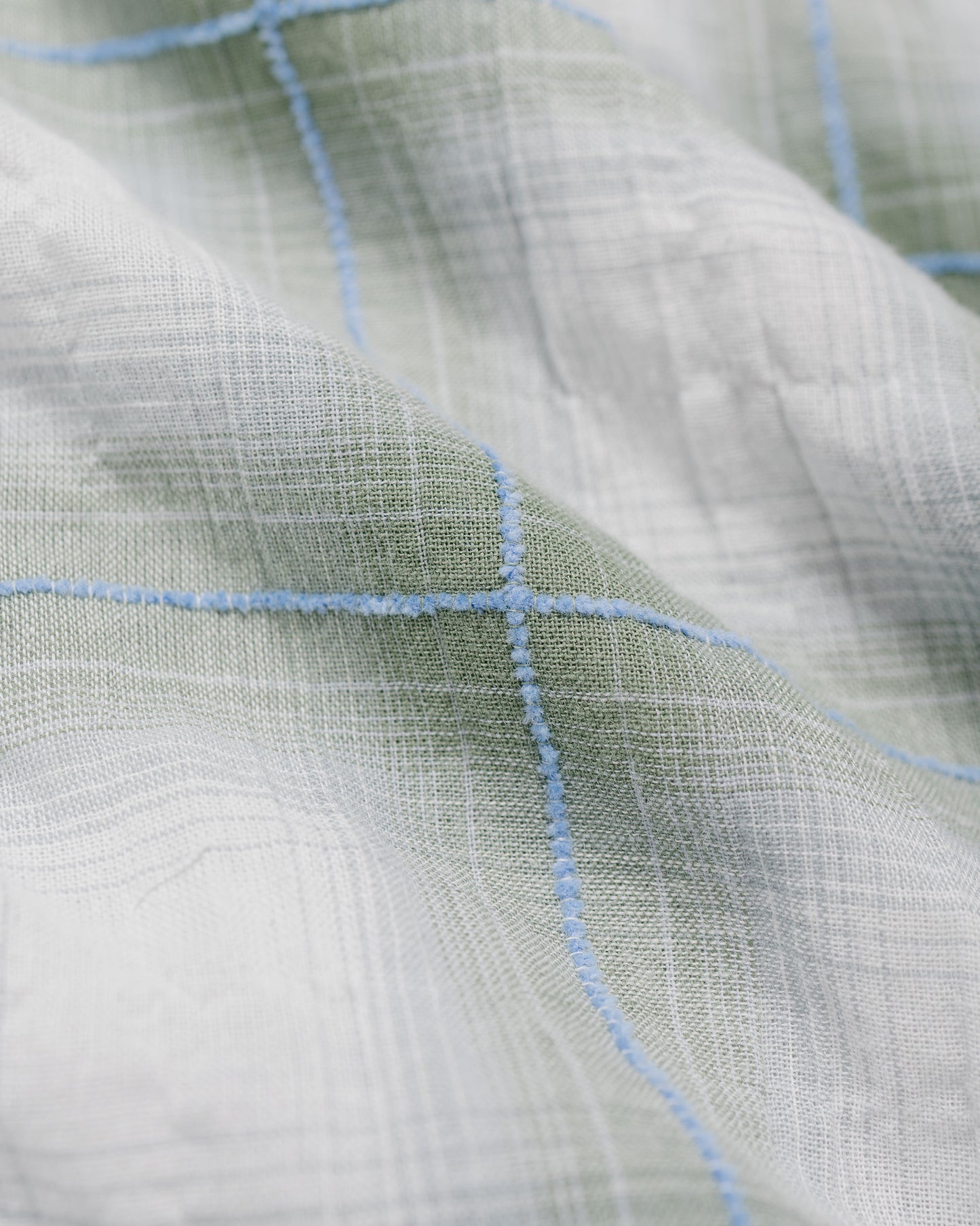 lost & found Bather Bather Laurel Grid Camp Shirt