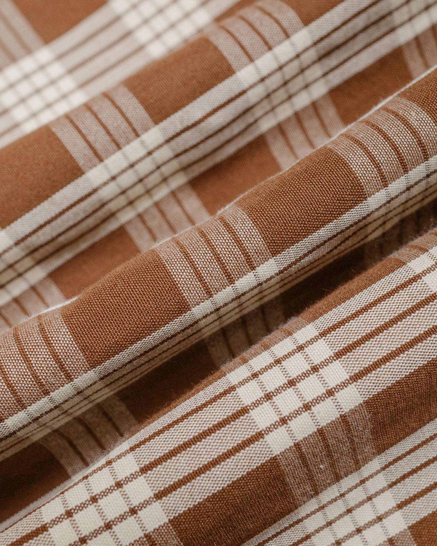 lost & found Bather Bather Walnut Palaka Traveler Camp Shirt