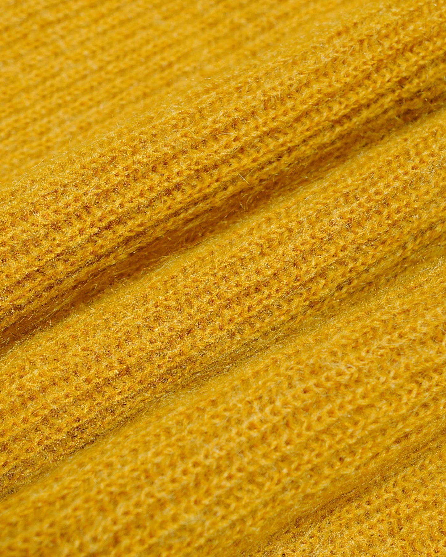lost & found Batoner Batoner Pure Mohair Signature Crew Neck Yellow