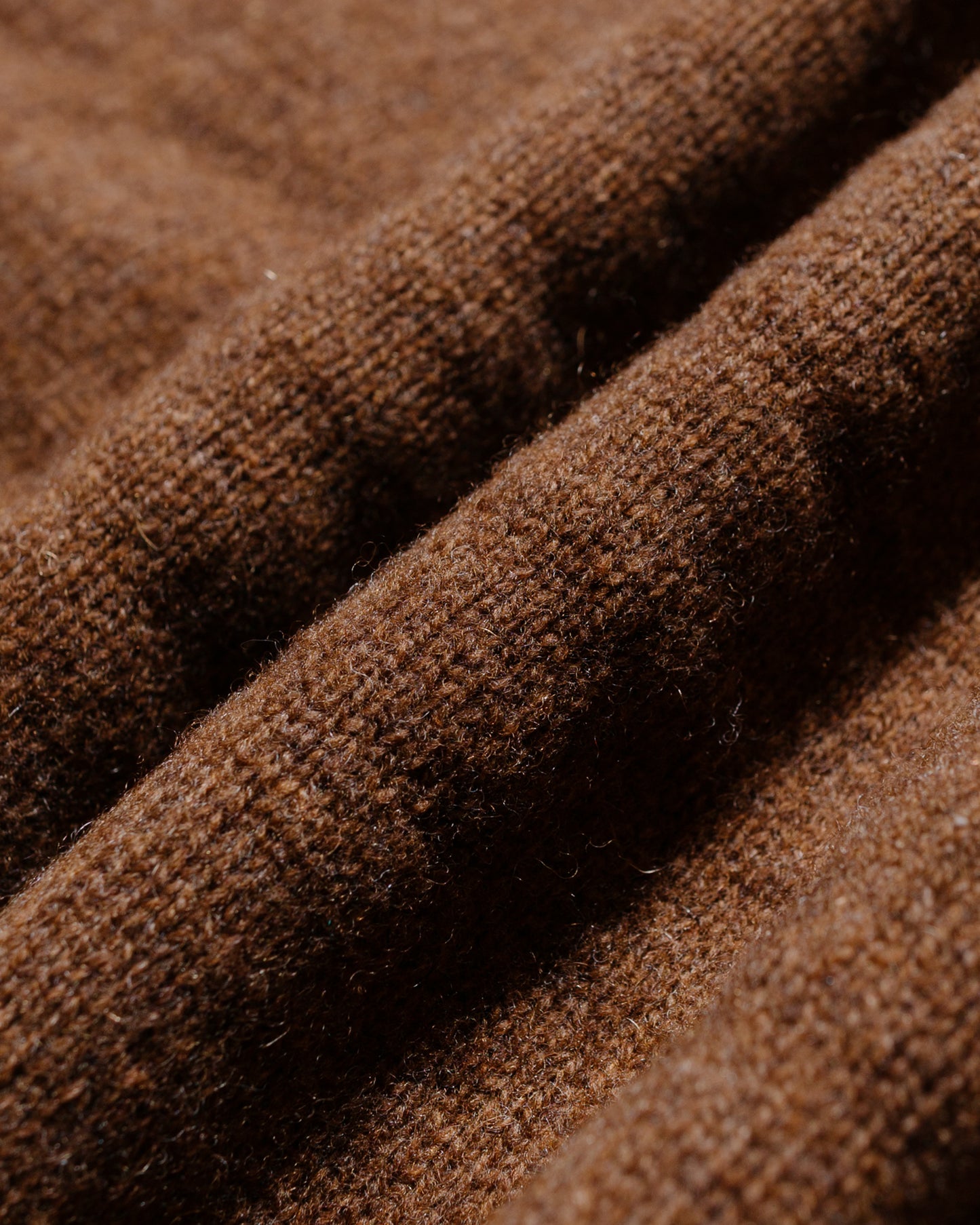 lost & found Beams Plus Beams Plus Knit Polo 9G Brown
