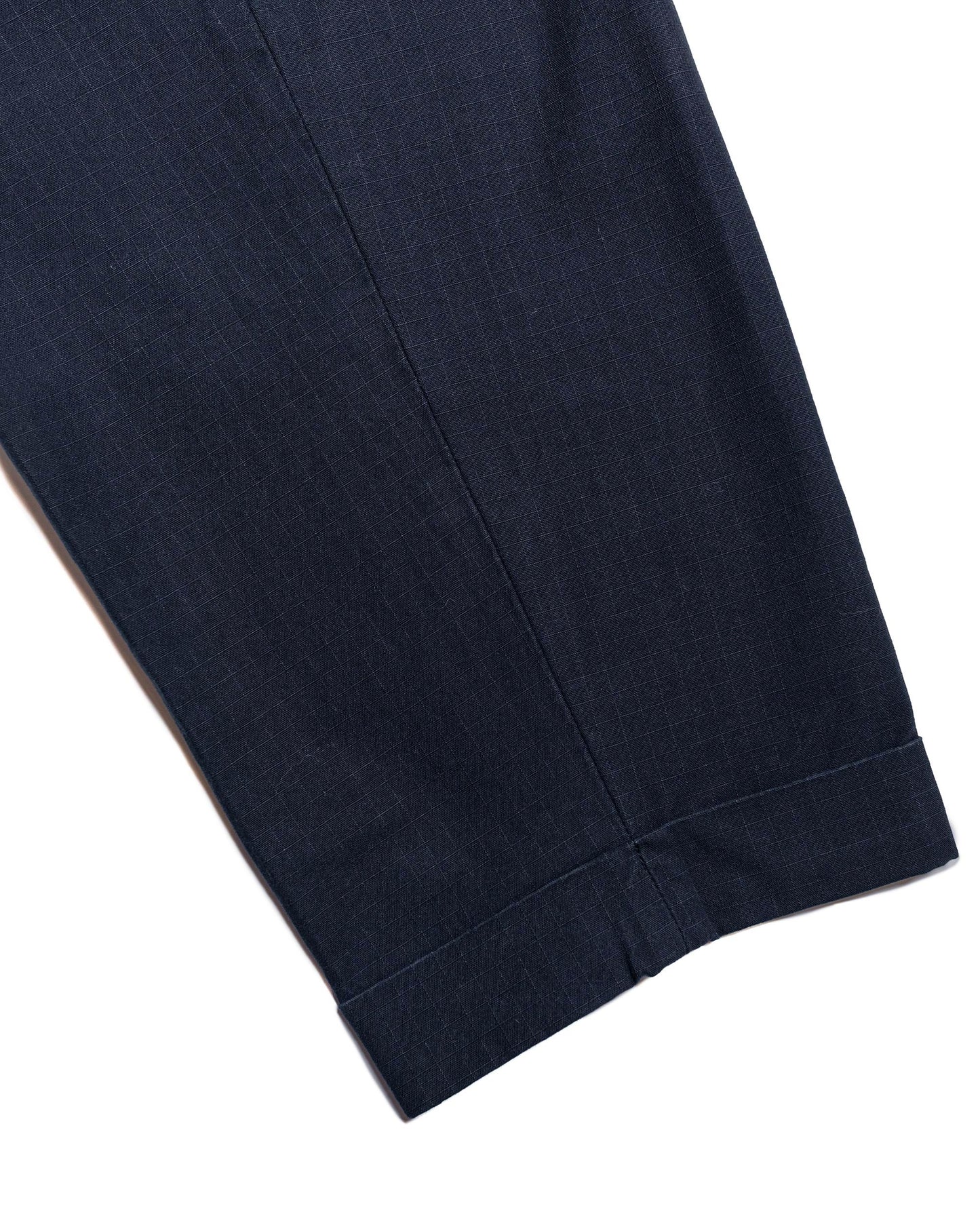 lost & found Beams Plus Beams Plus Lost & Found 2Pleats Cotton Ripstop Navy