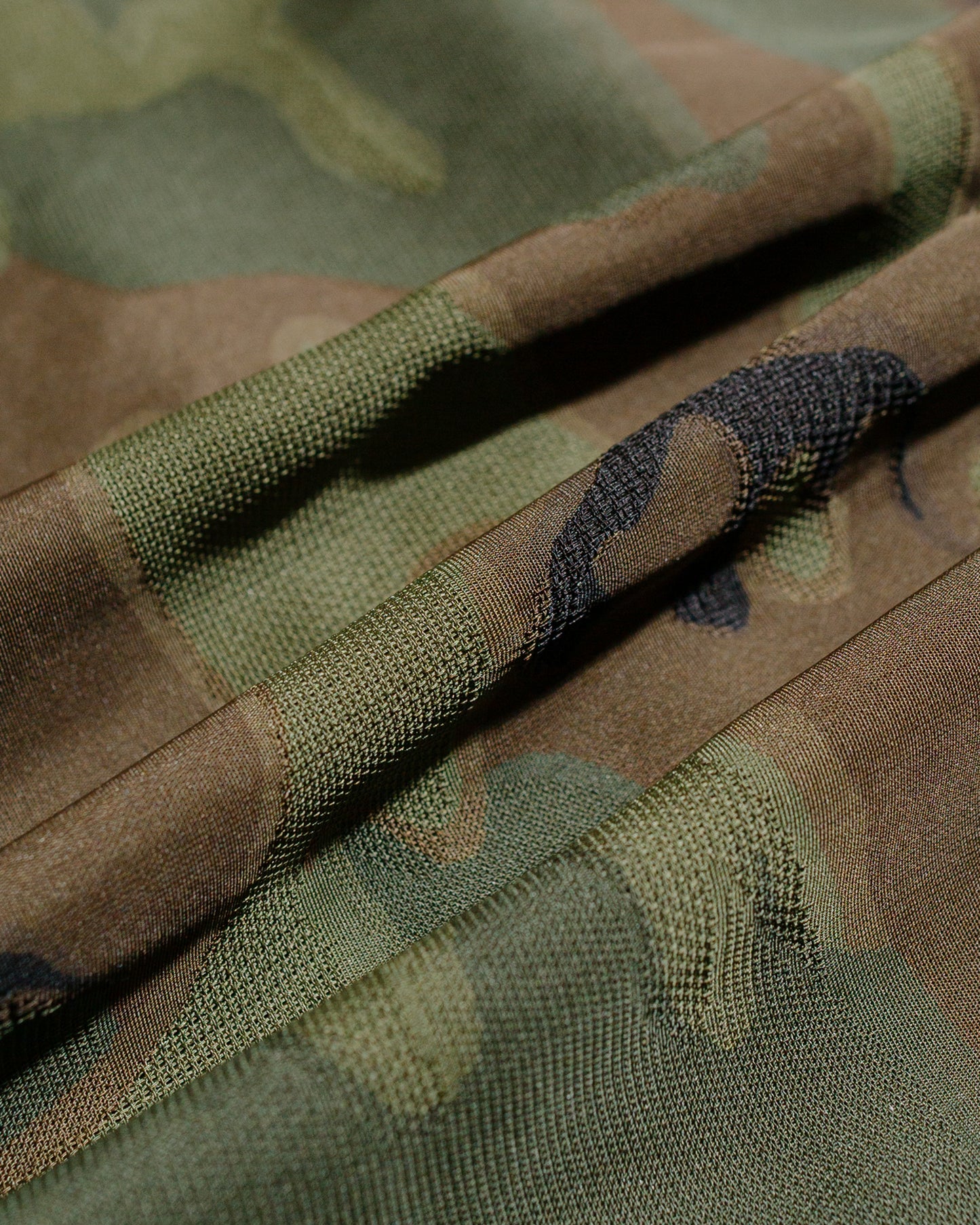 lost & found Beams Plus Beams Plus MIL-SHT Mesh Camo Jacquard Mapping Print