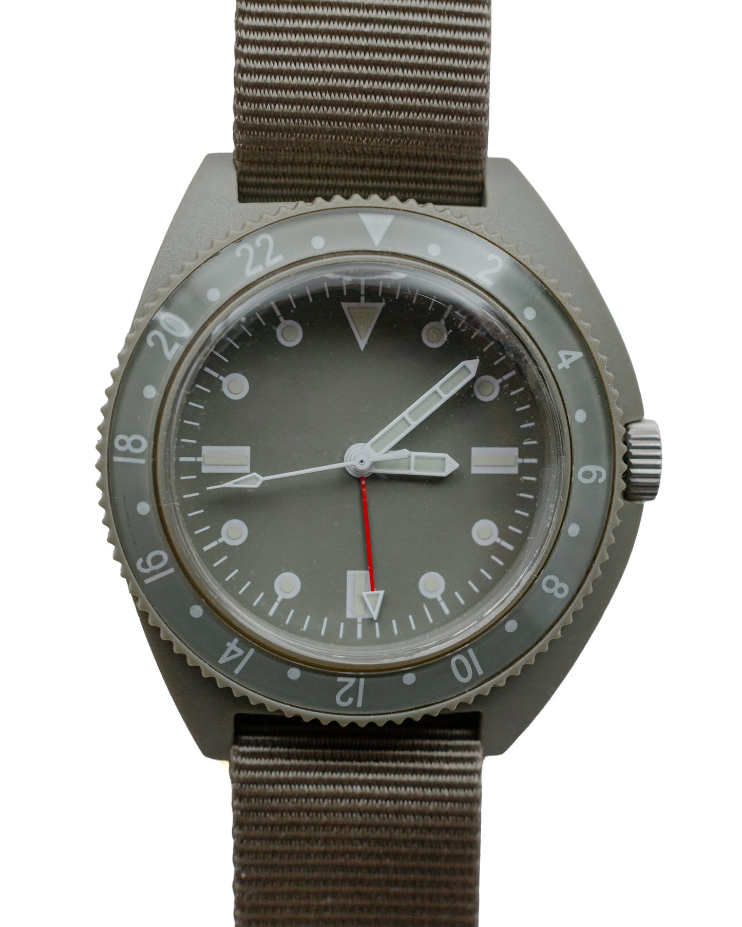 lost & found Beams Plus Beams Plus MIL Travel Watch Type-P24 Sage