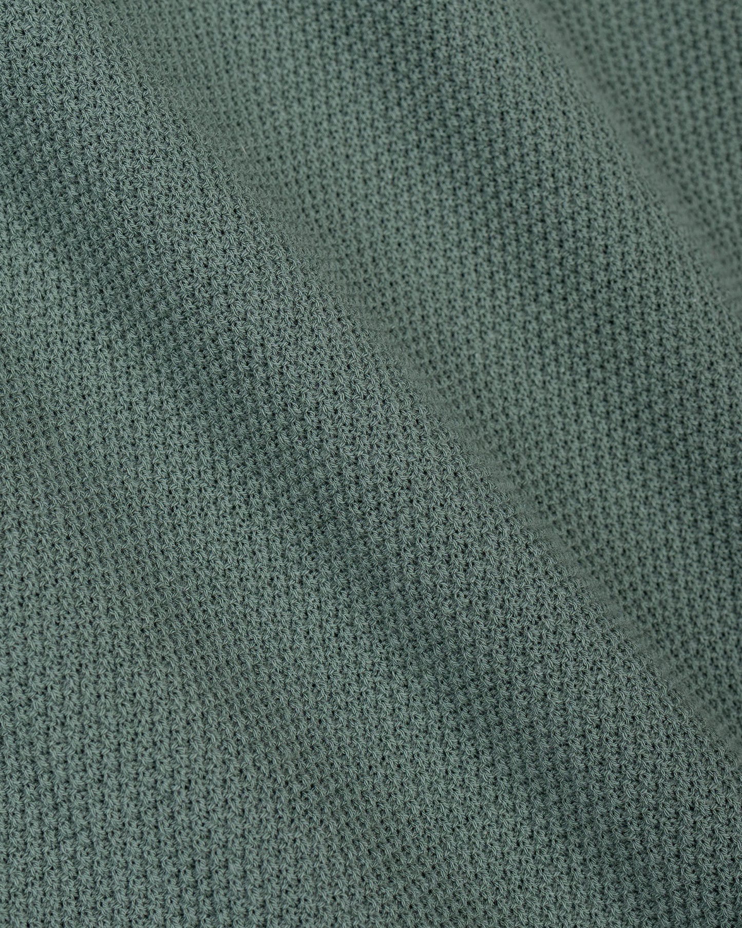 lost & found Beams Plus Beams Plus Pique Polo 14G L/S Olive