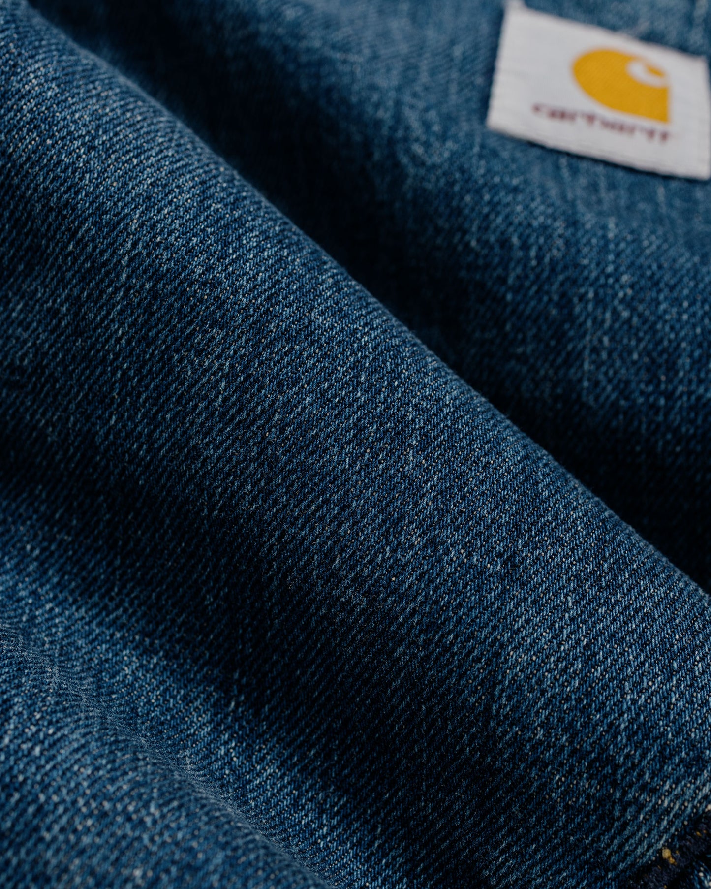 Carhartt W.I.P. OG Detroit Jacket Blue/Dusty H Brown Dark Used Wash