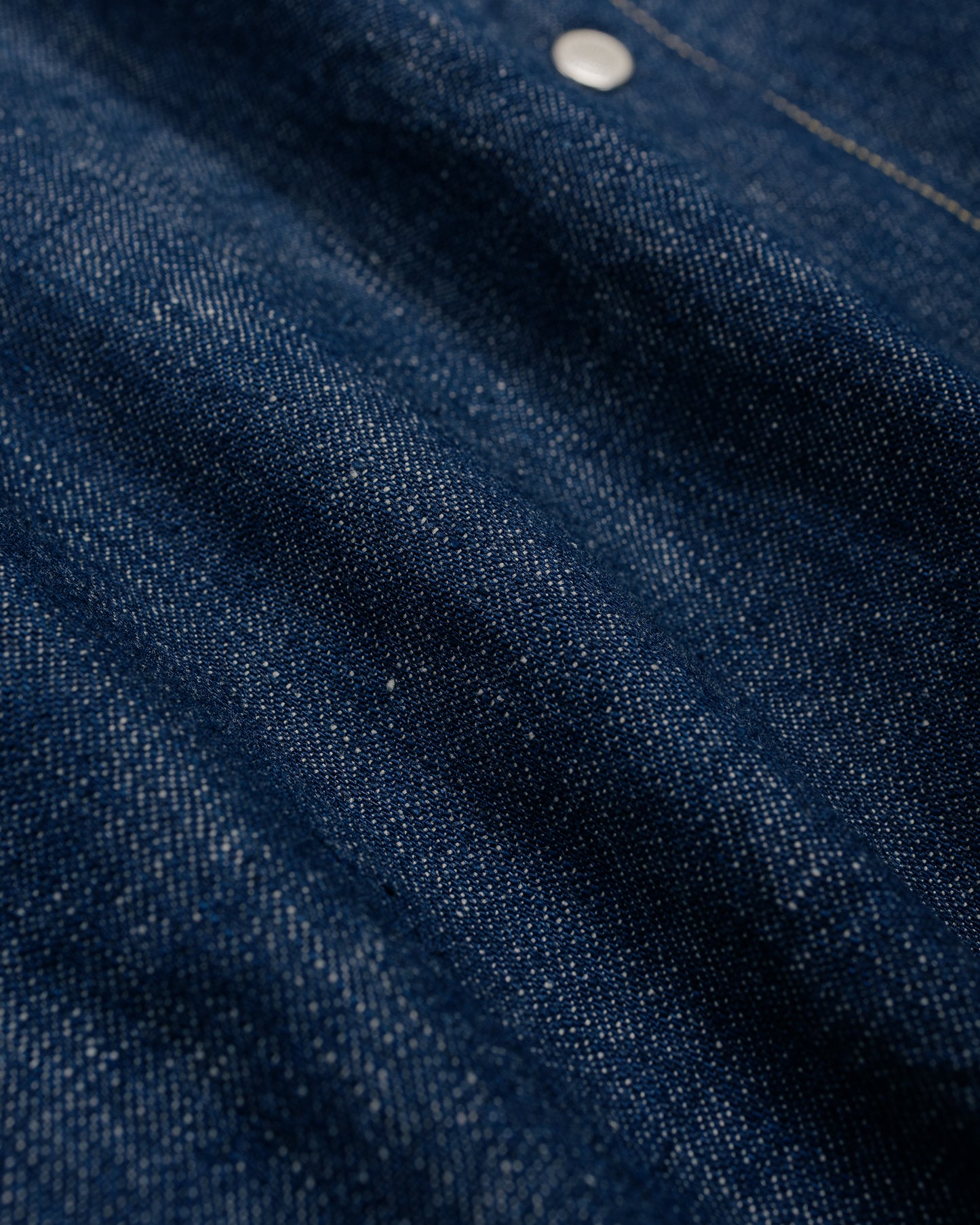 lost & found Cohérence Cohérence Abiquiu 10oz Logger Selvedge Denim Shirt Indigo