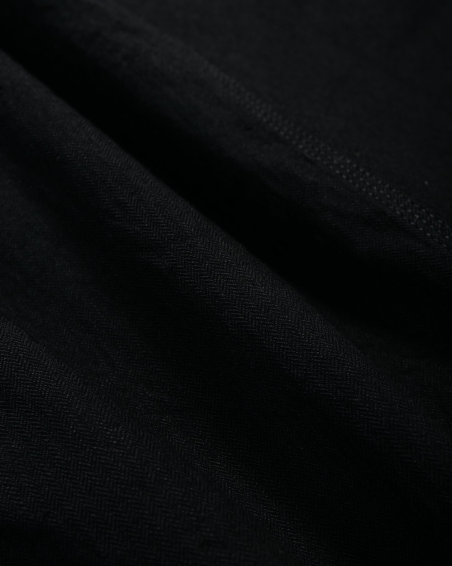 lost & found Cohérence Cohérence Jackson Linen/Cotton Chevron Jacket Black