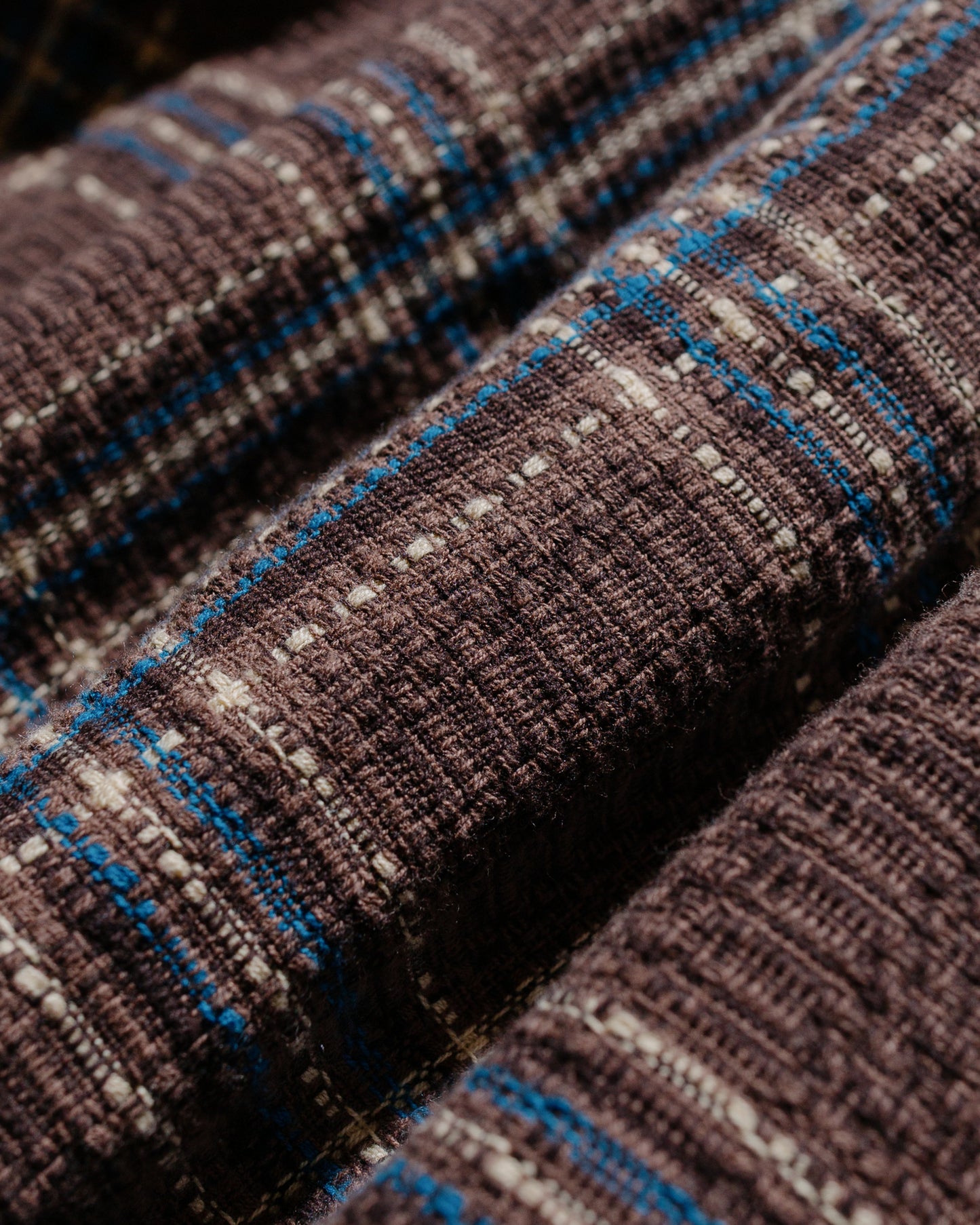 lost & found Corridor Corridor Venice Plaid Zip Jacket Brown