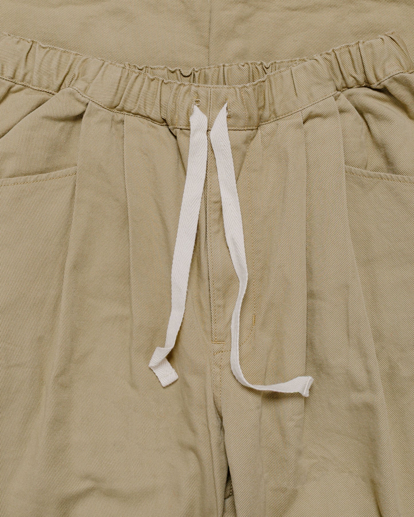 lost & found Danton Danton 10/- Loose Chino Tuck Pants Beige
