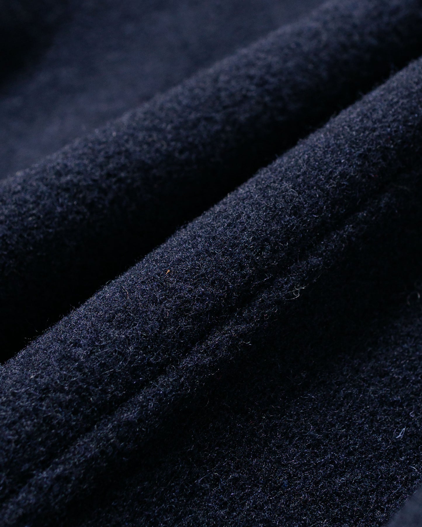 lost & found Danton Danton Wool Light Pile Coveralls Jacket Navy