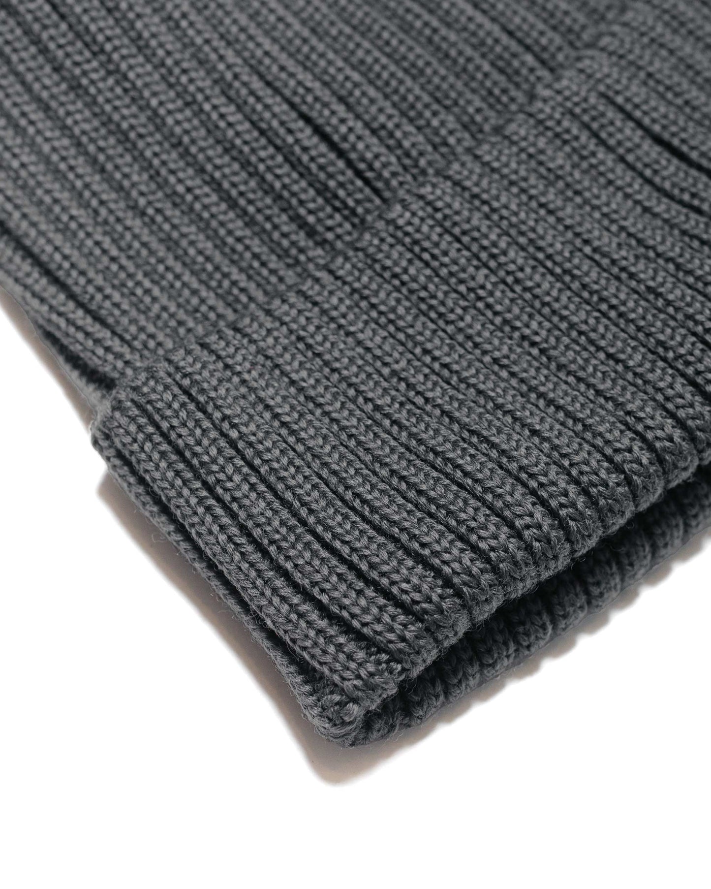 lost & found Danton Danton Wool Rib Knit Beanie Charcoal