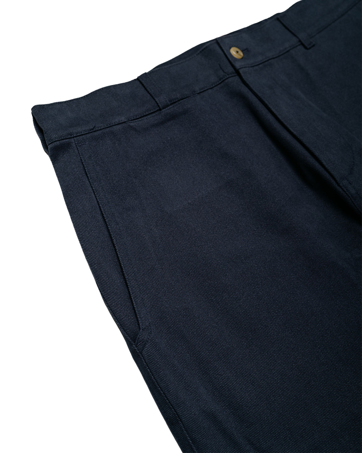 De Bonne Facture Balloon Trousers Heavy Cotton Drill Dark Navy