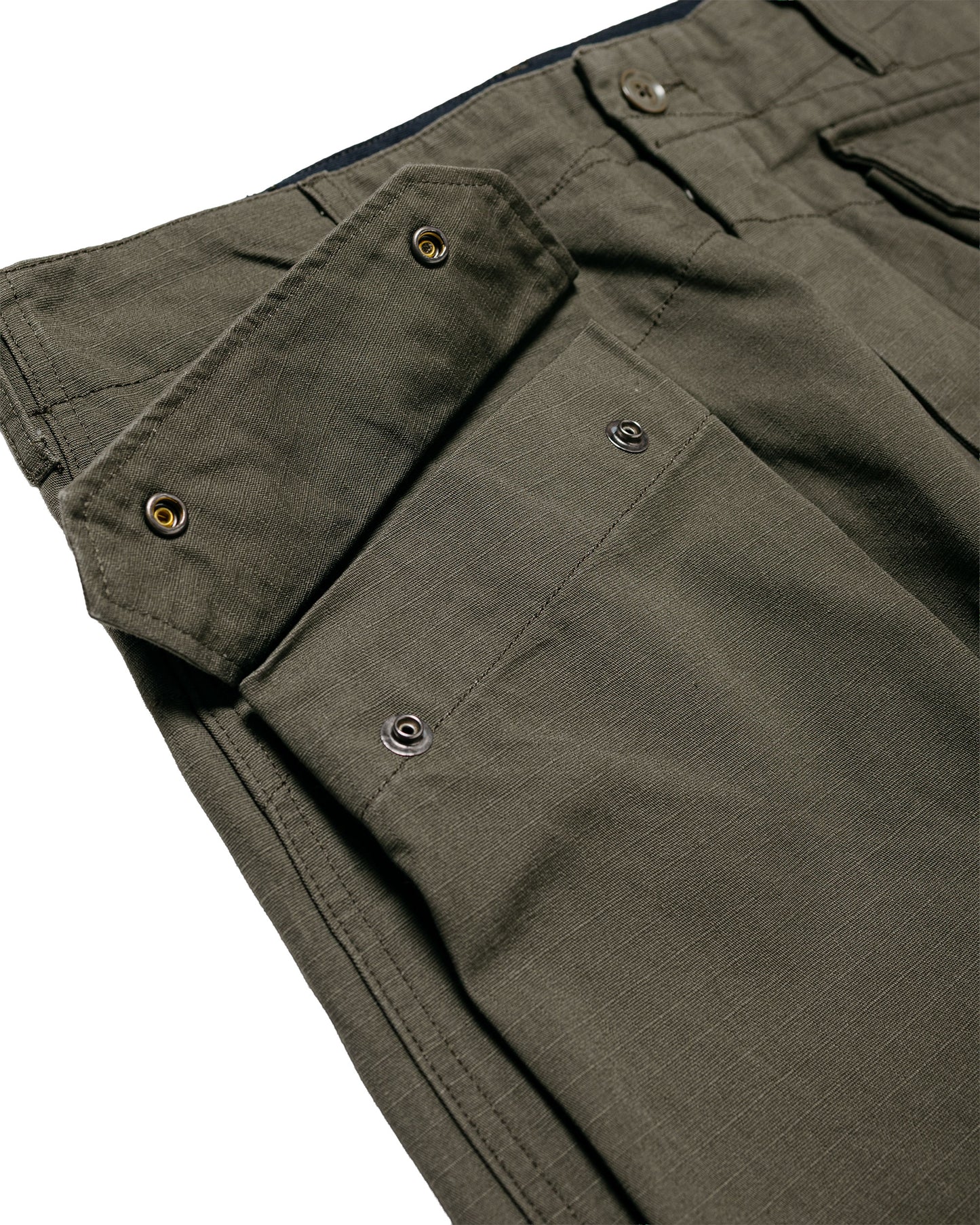 Engineered Garments Norwegian Army Pant Olive Heavyweight Cotton Ripstop