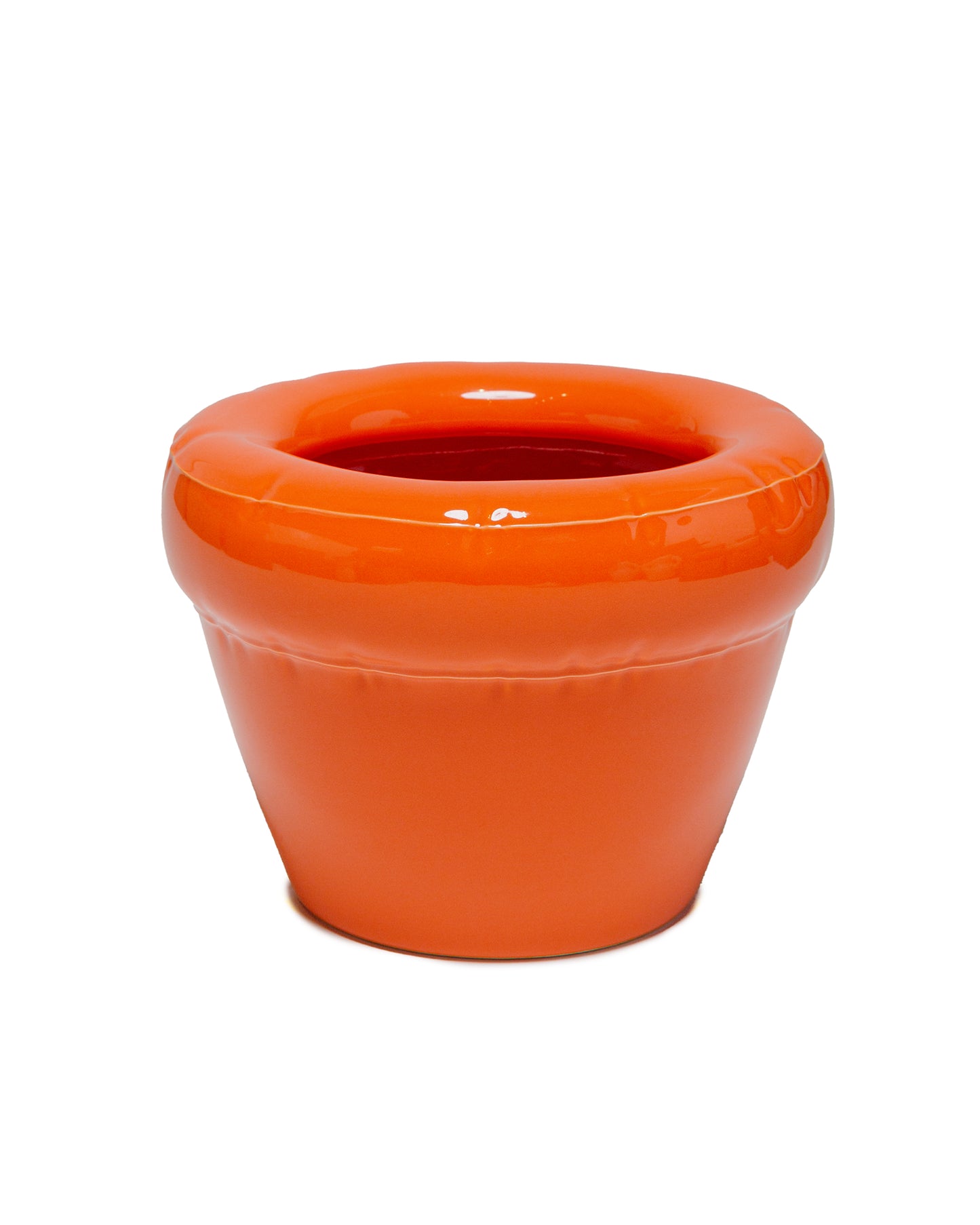 lost & found Home Studyo Home Studyo Planter 'Pierre' Carrot Gloss