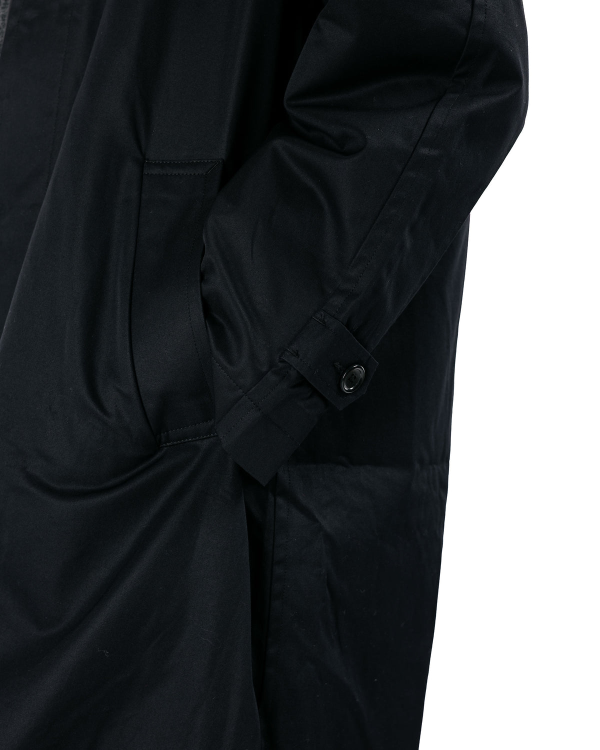 James Coward Draft Coat Master Shield Black