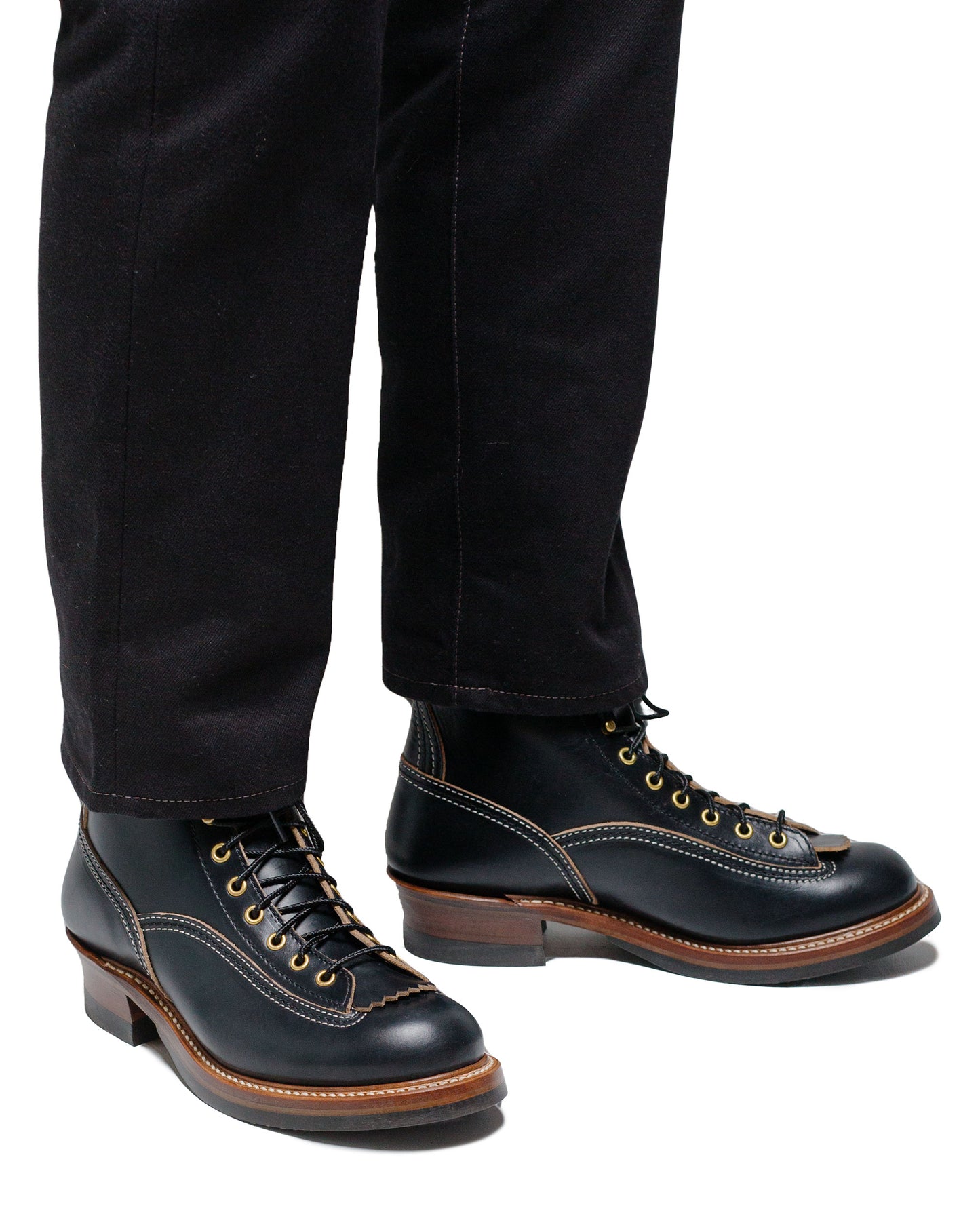 lost & found John Lofgren Bootmaker John Lofgren Bootmaker Donkey Puncher Boots Horween Leather CXL Black