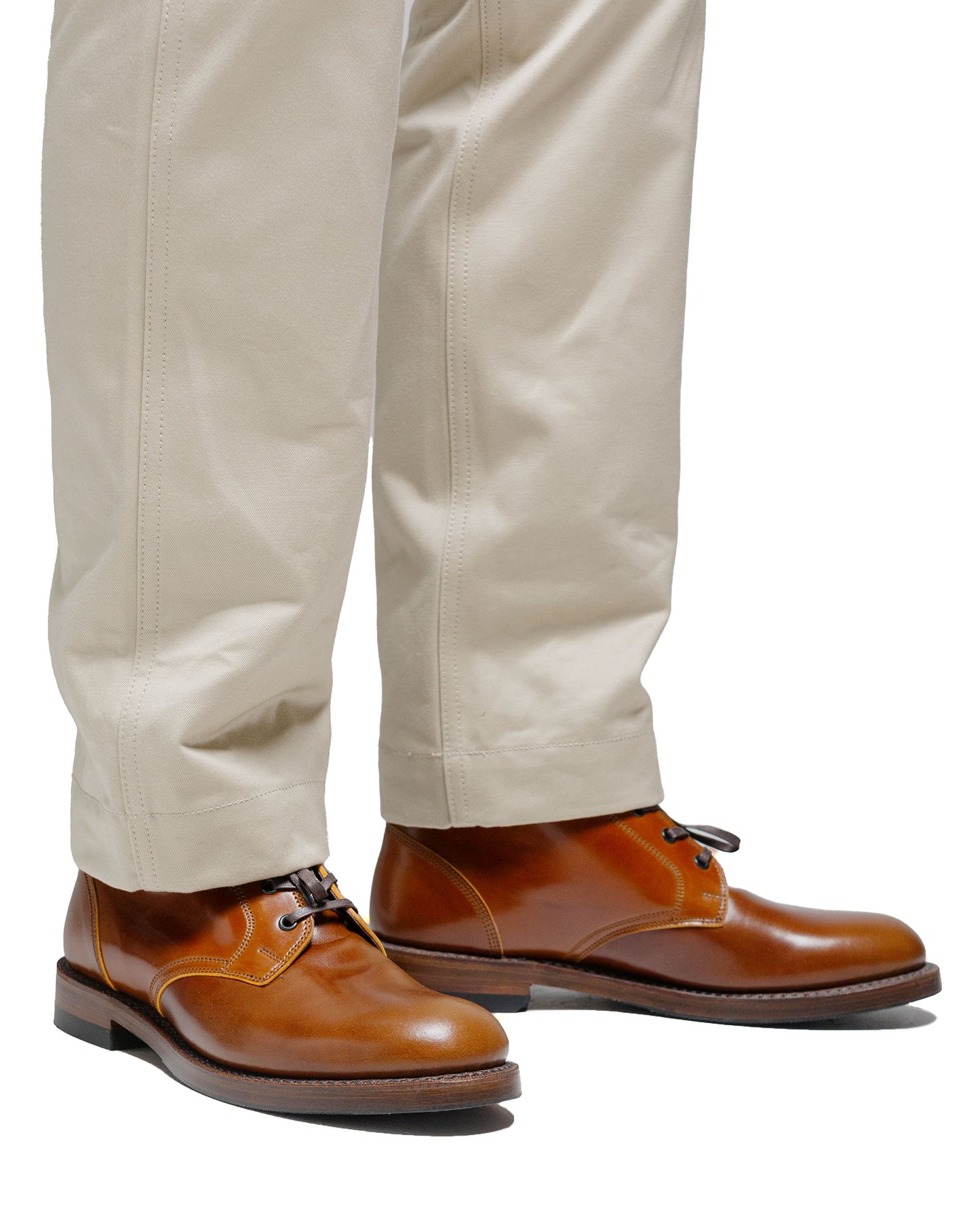 lost & found John Lofgren Bootmaker John Lofgren Bootmaker The Steadfast Chukka Boots Shinki Hikaku Shell Cordovan Cognac
