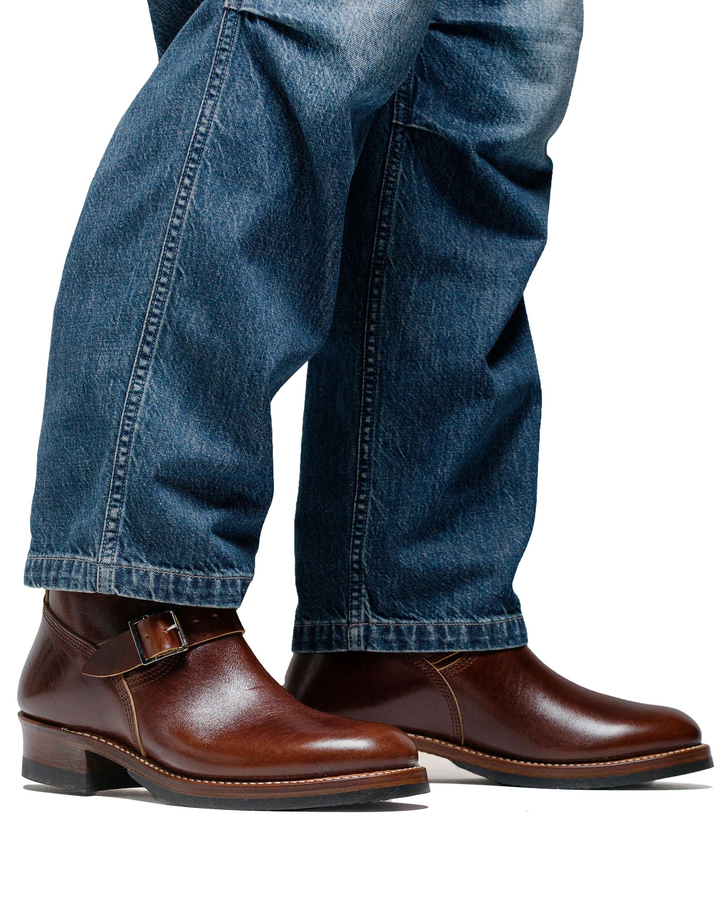 lost & found John Lofgren Bootmaker John Lofgren Bootmaker Wabash Engineer Boots Shinki Hikaku Horsebutt Dark Brown