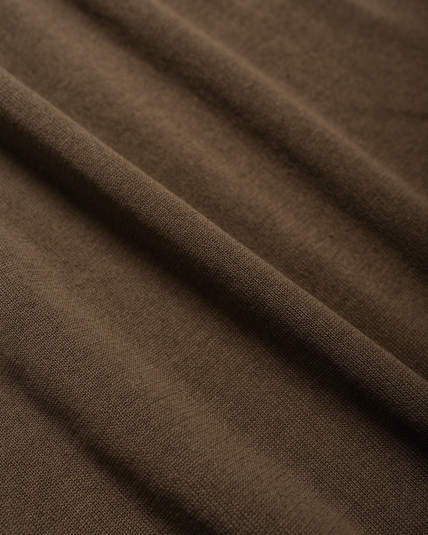 lost & found KAPTAIN SUNSHINE KAPTAIN SUNSHINE Cotton Knit Skipper Shirt Mocha Brown