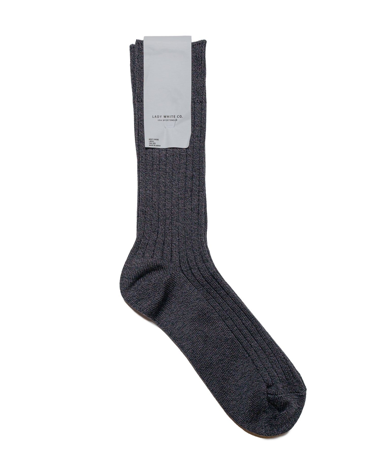 lost & found Lady White Co. Lady White Co. LWC Sock Tire Black Melange