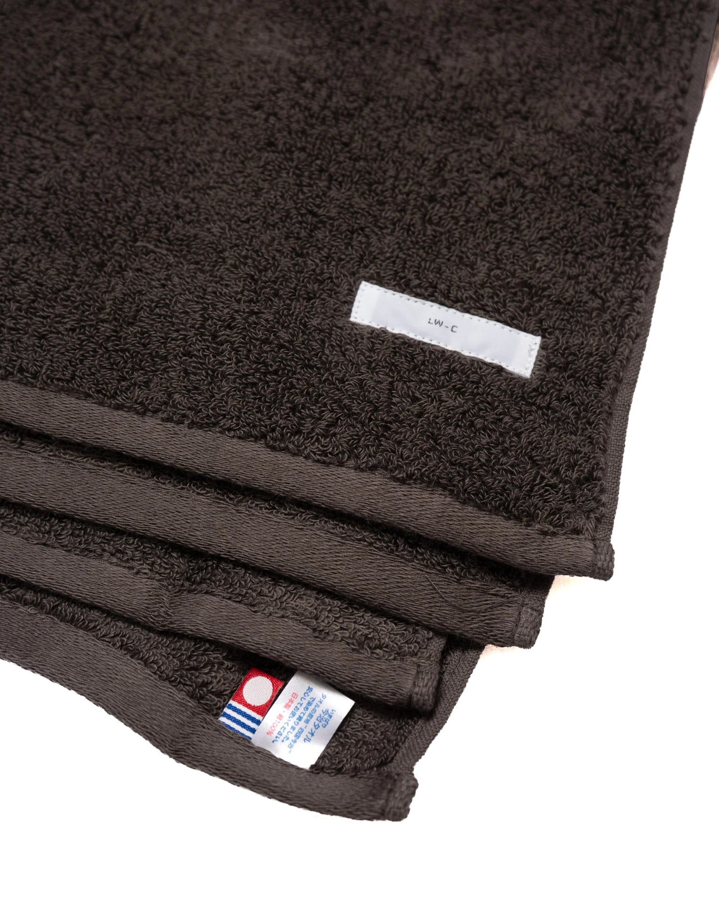 lost & found Lady White Co. Lady White Co. Imabari Bath Towel (2P) Black Mushroom
