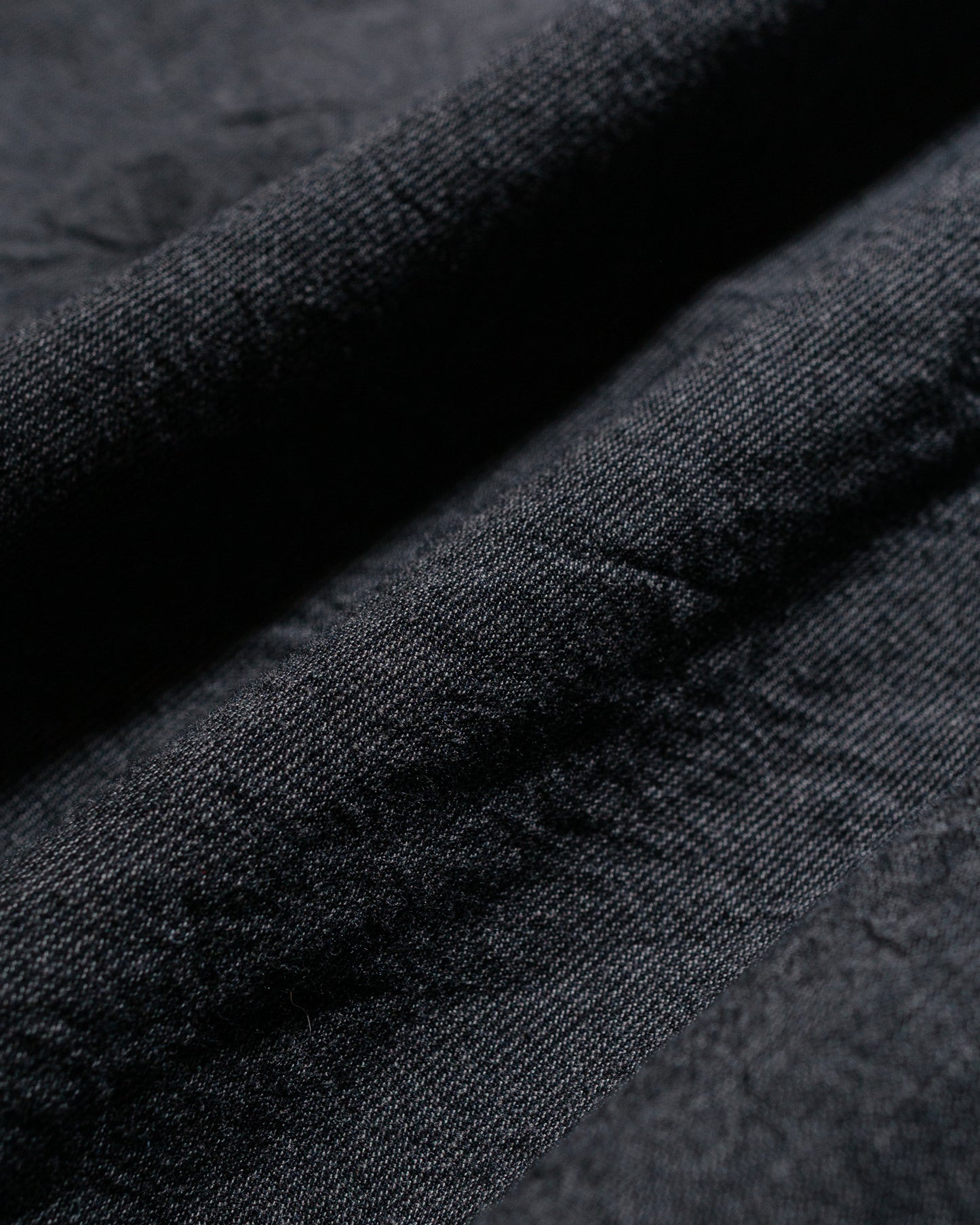 lost & found MAN-TLE MAN-TLE R19S3 Boat Shirt Granite Wool