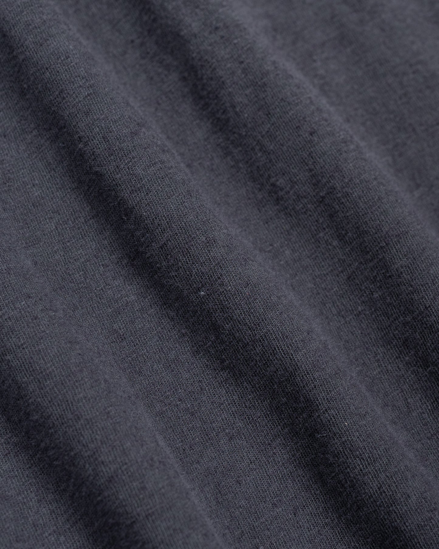 lost & found Margaret Howell MHL Simple T-Shirt Organic Cotton Linen Jersey Slate Blue