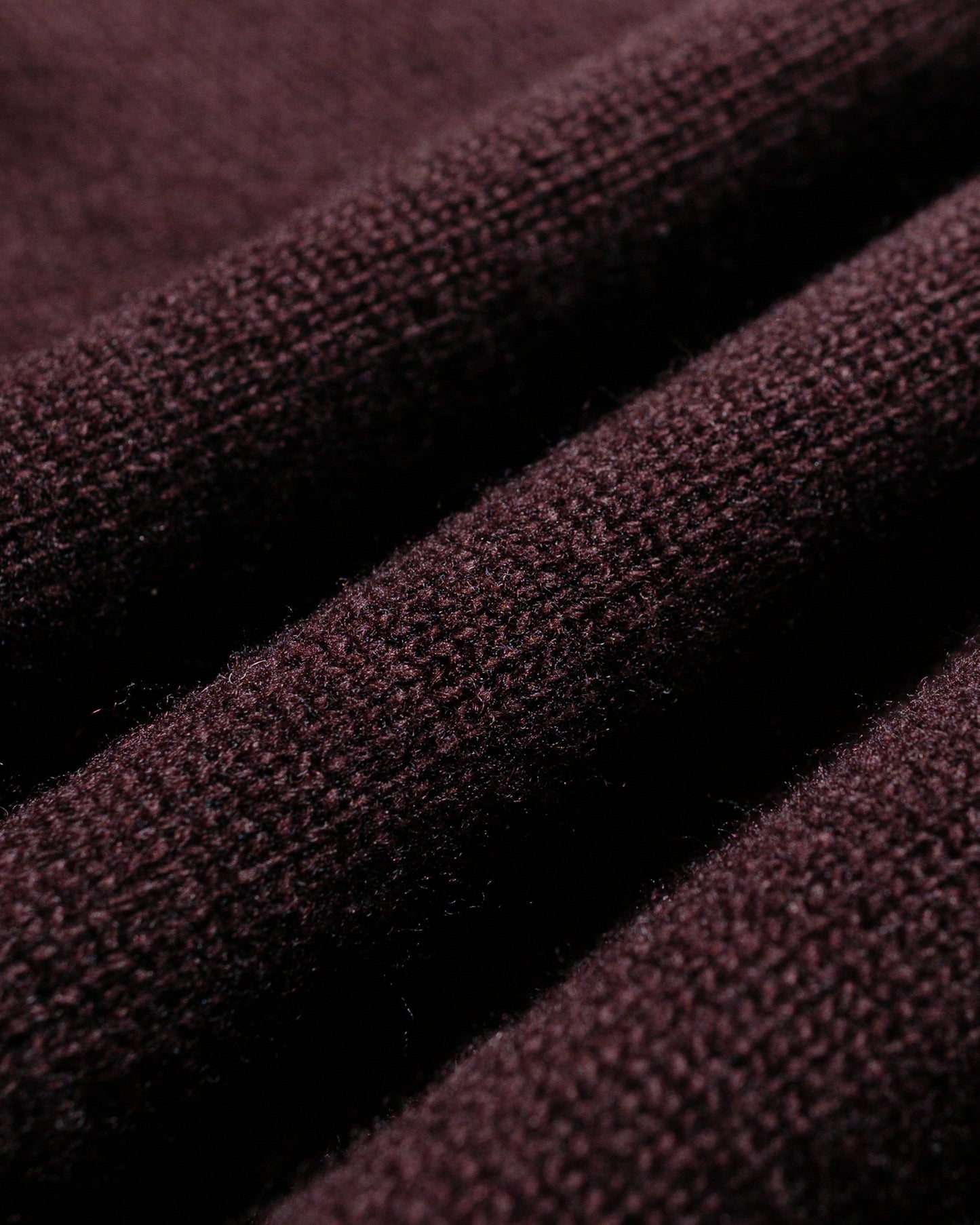 lost & found Margaret Howell Margaret Howell Single Pocket Crew Geelong Lambswool Mahogany