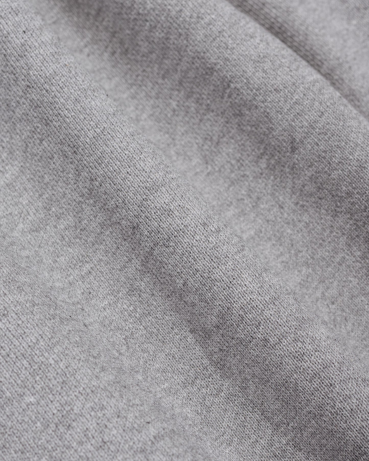 lost & found Merz B. Schwanen Merz B. Schwanen ZIP03 Authentic Fleece Polo Collared Half-Zip Cotton Sweatshirt Grey