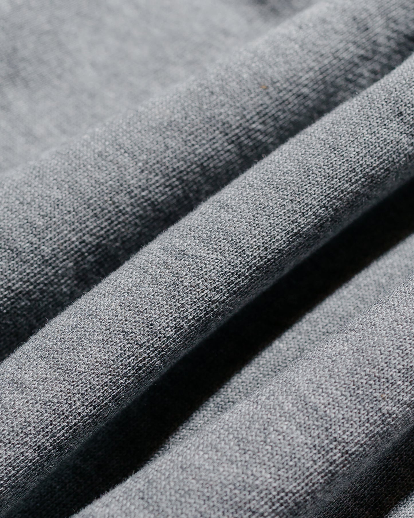 lost & found Merz B. Schwanen Merz B. Schwanen ZIPC01 Zip Collar Sweatshirt Grey Melange