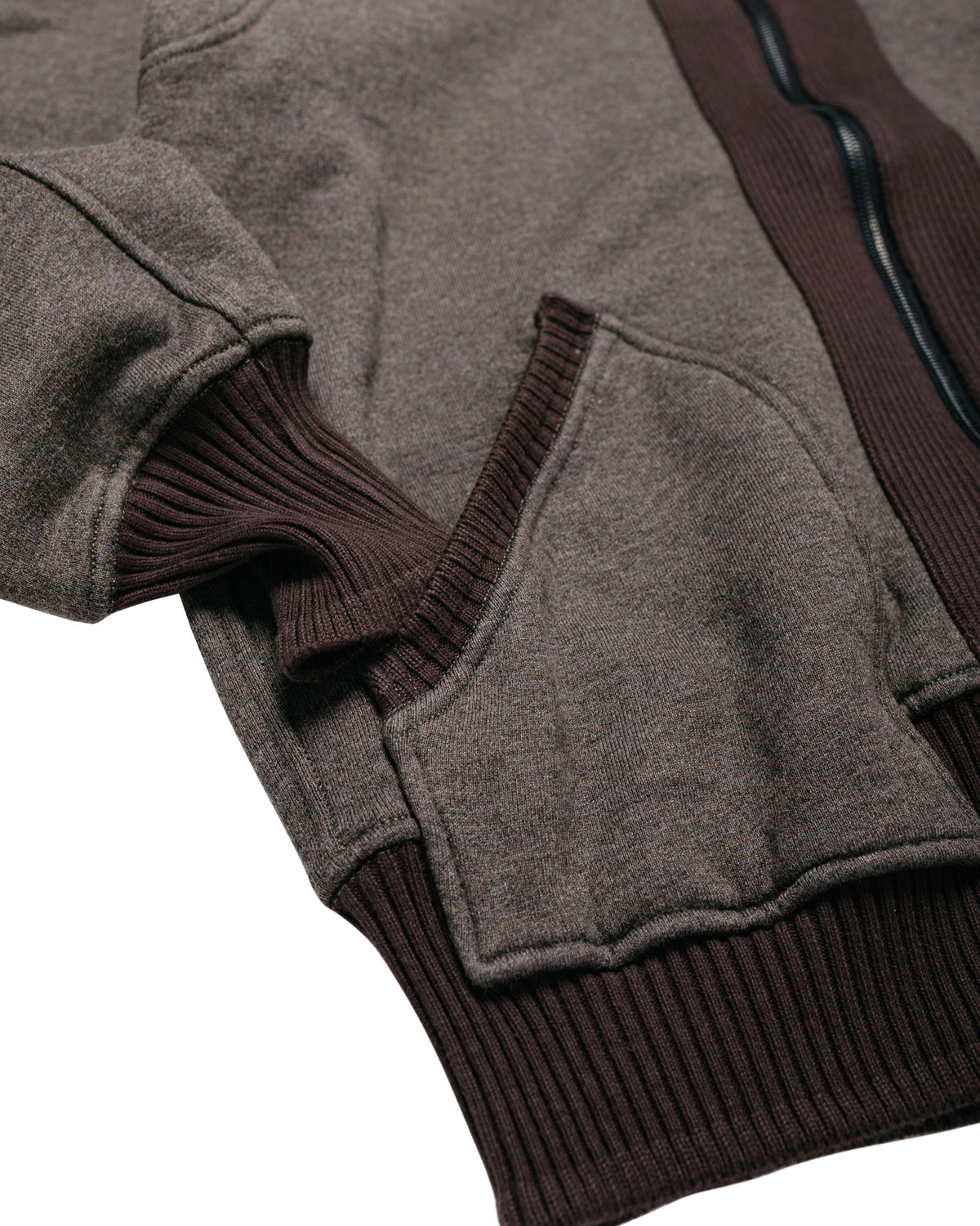 MotivMfg Turnout Sweatshirt Cotton Yak Fleece Terry/Dark Brown