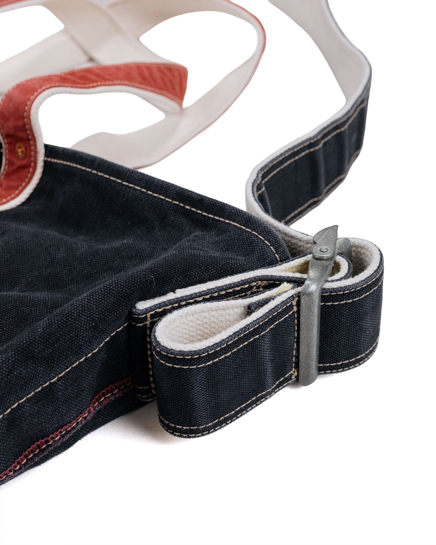lost & found NICENESS NICENESS L.Lesh Canvas Shoulder Bag Strap Black/Red