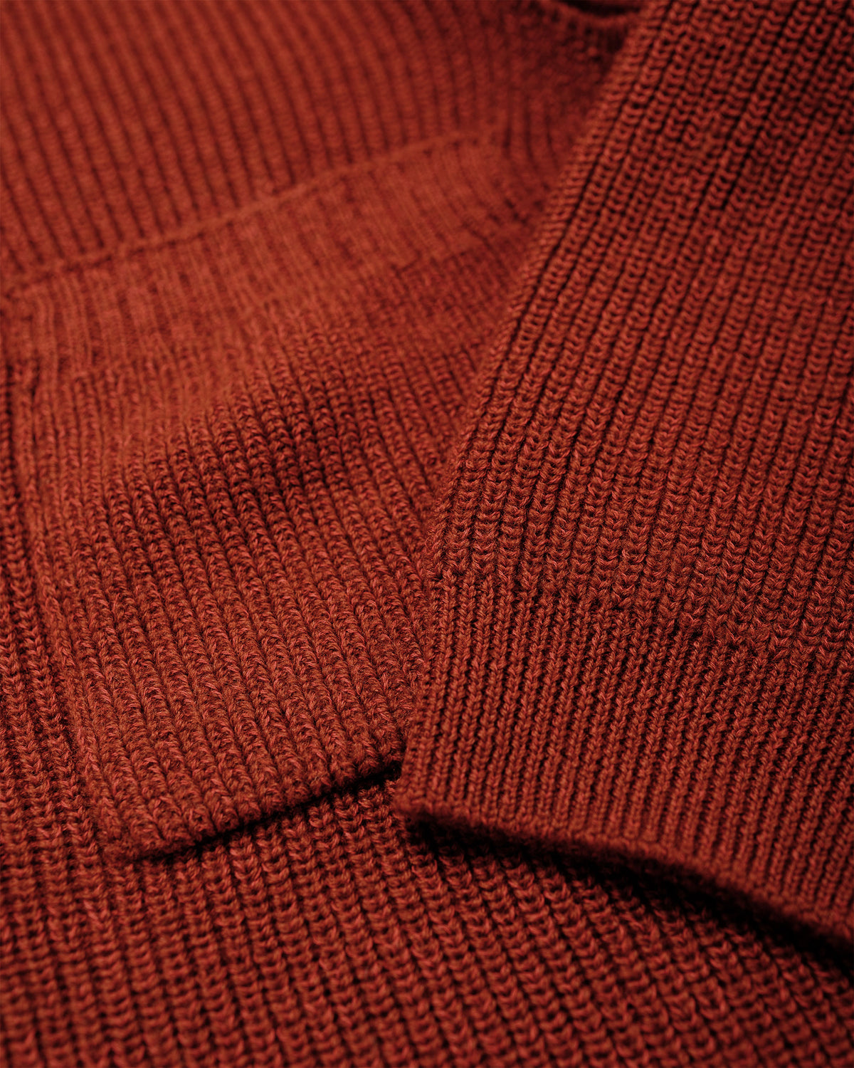 Norse Projects Gullverket Cotton Wool Rib Cardigan Cowhide