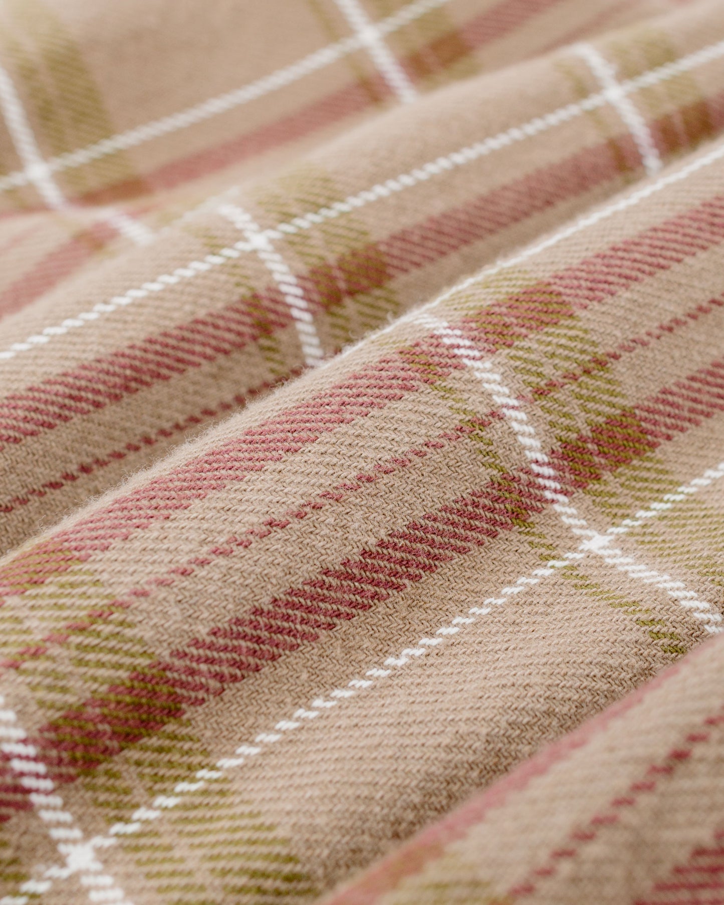 lost & found Norse Projects Norse Projects Hjalmer Heavy Twill Check Overshirt Walnut