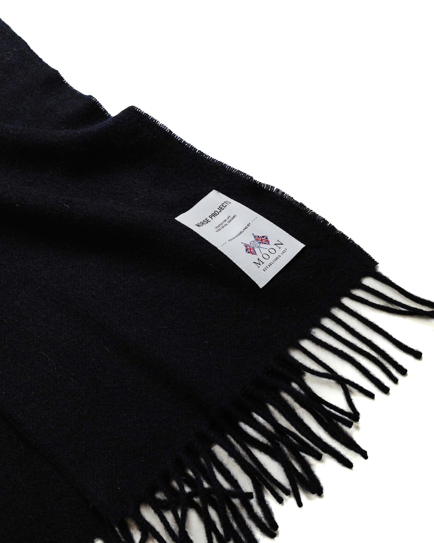 lost & found Norse Projects Norse Projects Moon Lambswool Scarf Black