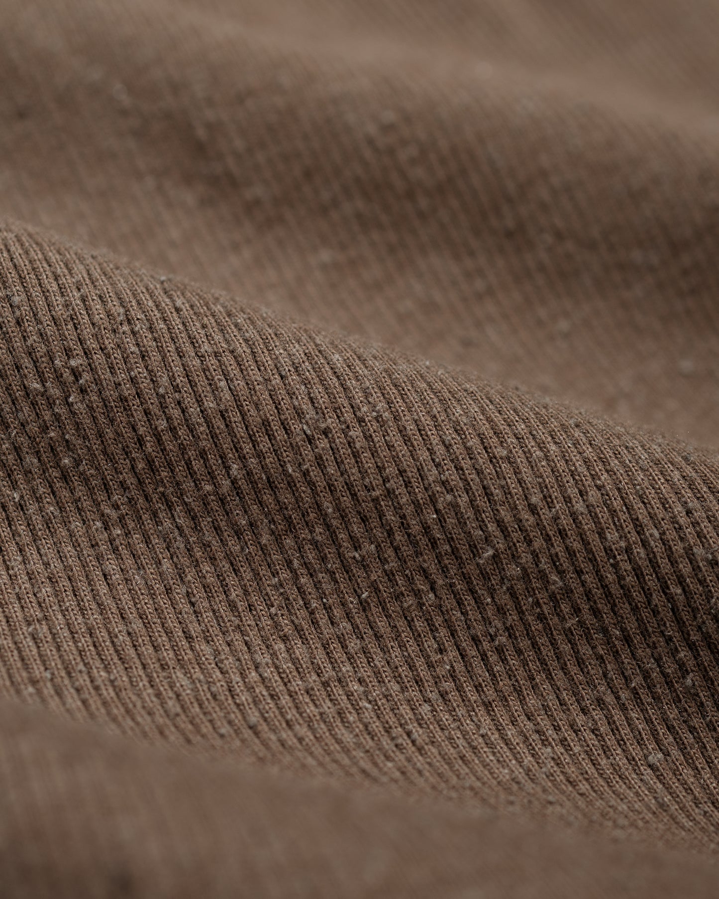 lost & found Old Joe Old Joe V-Neck Silk Nep Ribed Tops Bark