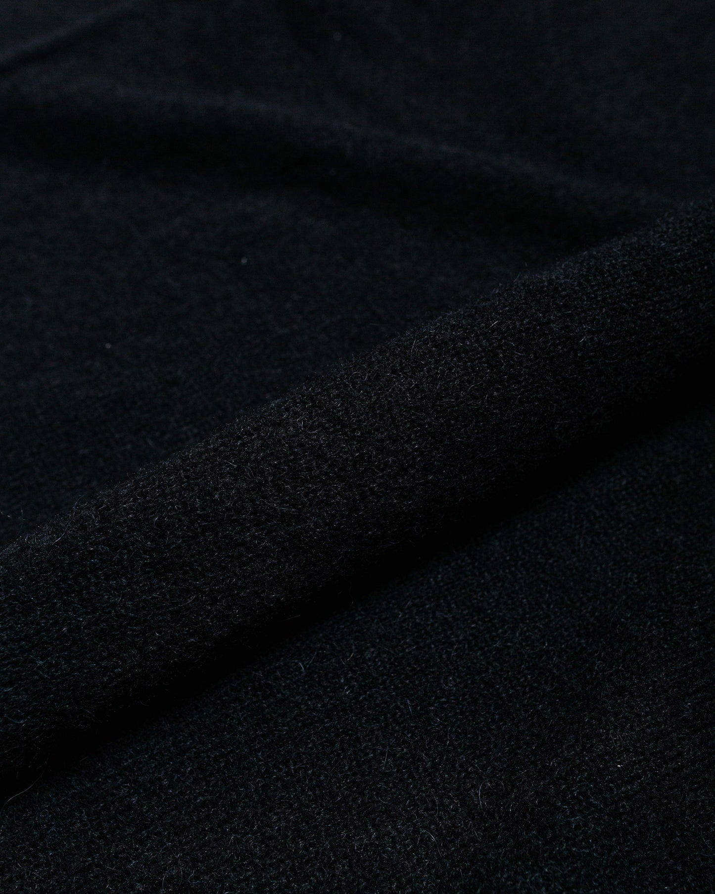 lost & found Our Legacy Our Legacy Evening Polo Black Fuzzy Alpaca