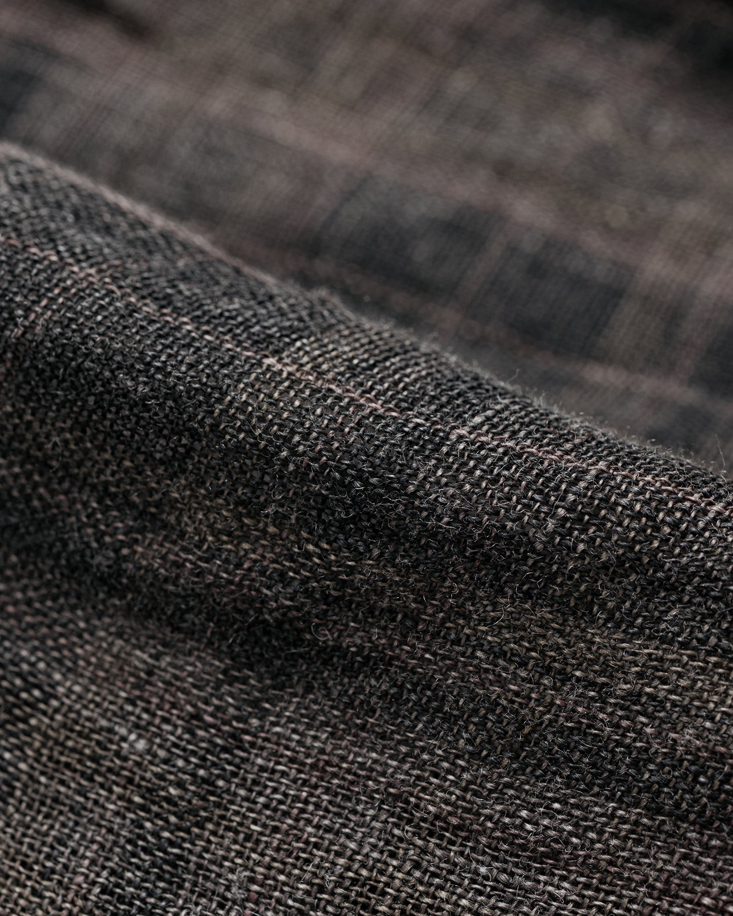 lost & found Our Legacy Our Legacy Above Shirt Penumbra Check Sheercoat Linen
