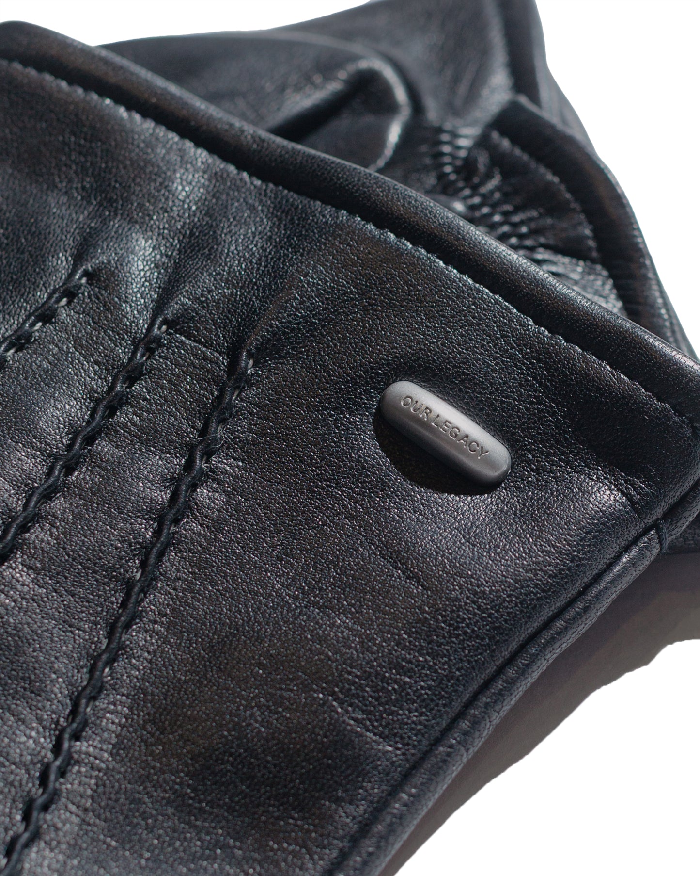 lost & found Our Legacy Our Legacy His Gloves Black Leather