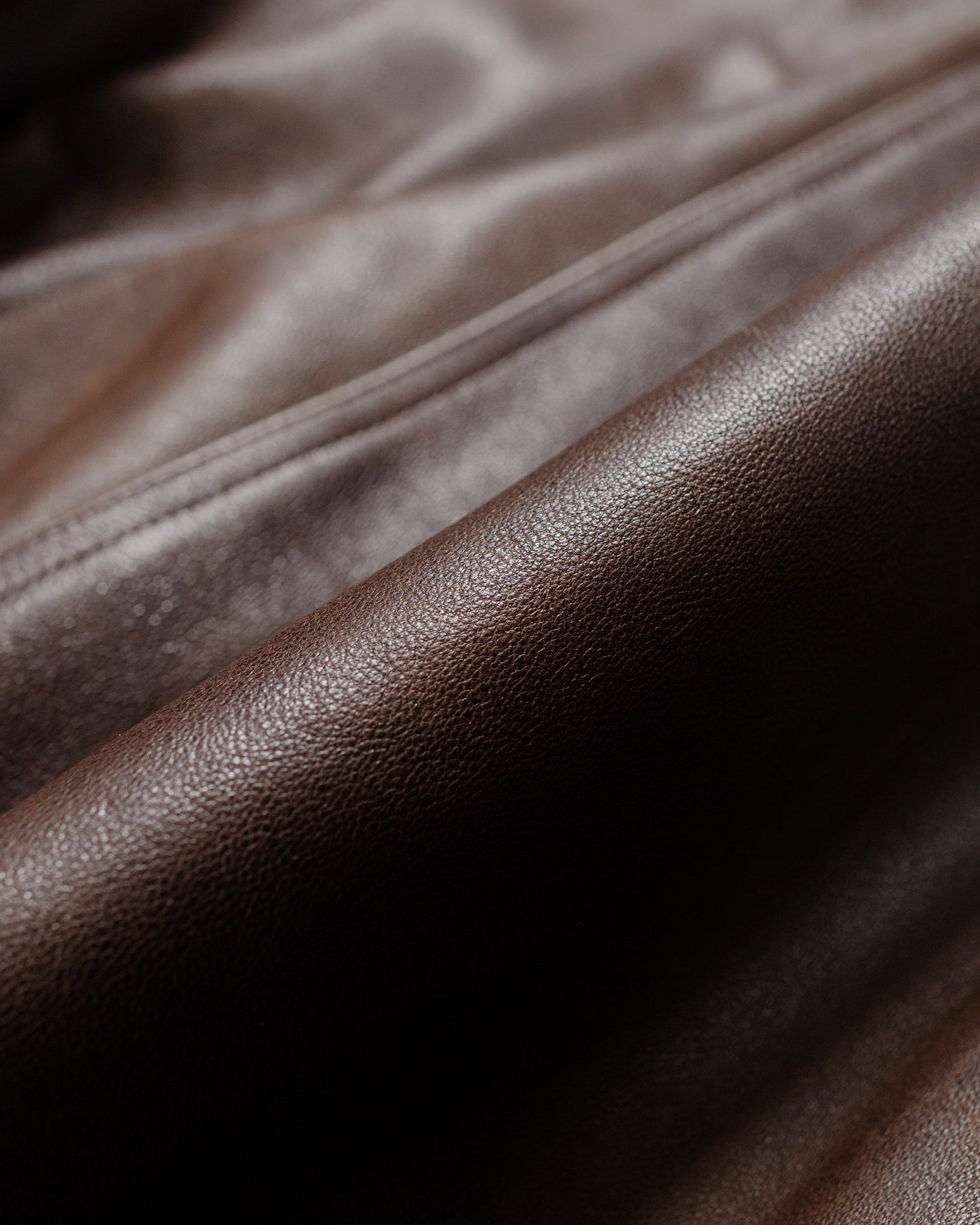 lost & found Phigvel Phigvel Sheepleather Sporting Blouson Dark Brown