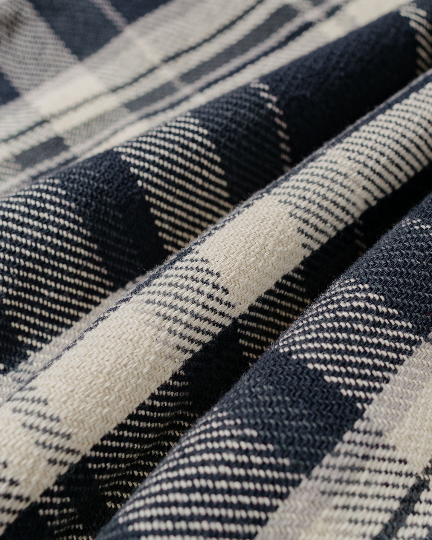 lost & found Post O'Alls Post O'Alls St. Louis Cotton Flannel Plaid Grey