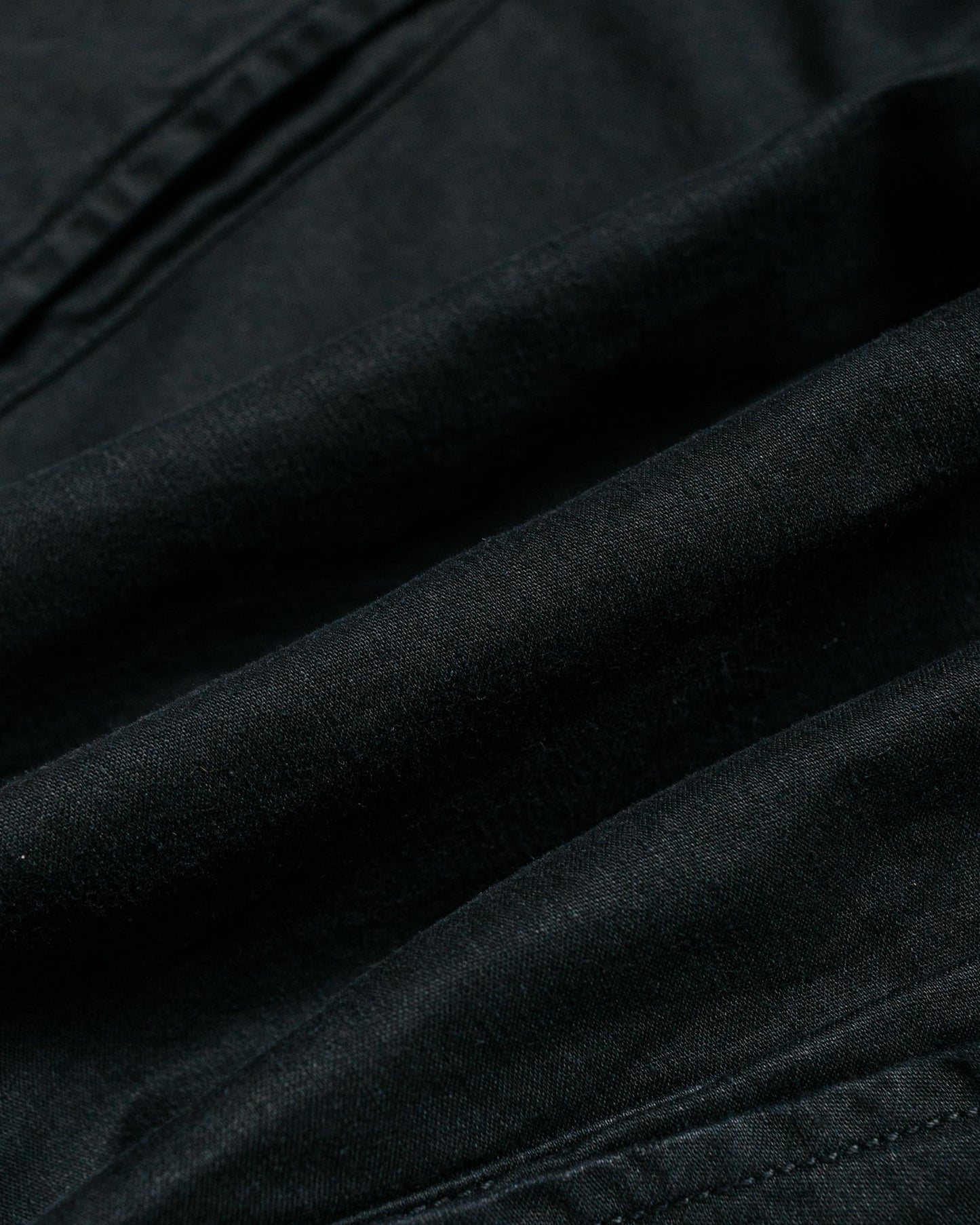 lost & found Sage de Cret Sage de Cret Lost & Found Cotton/Linen Back Satin Cargo Trouser Black
