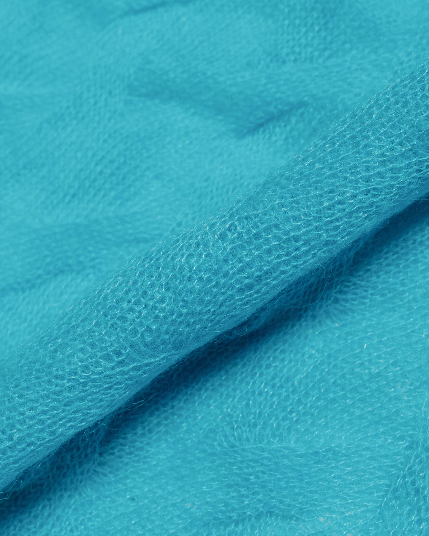lost & found Stussy Stüssy Loose Knit Cross Cable Cyan