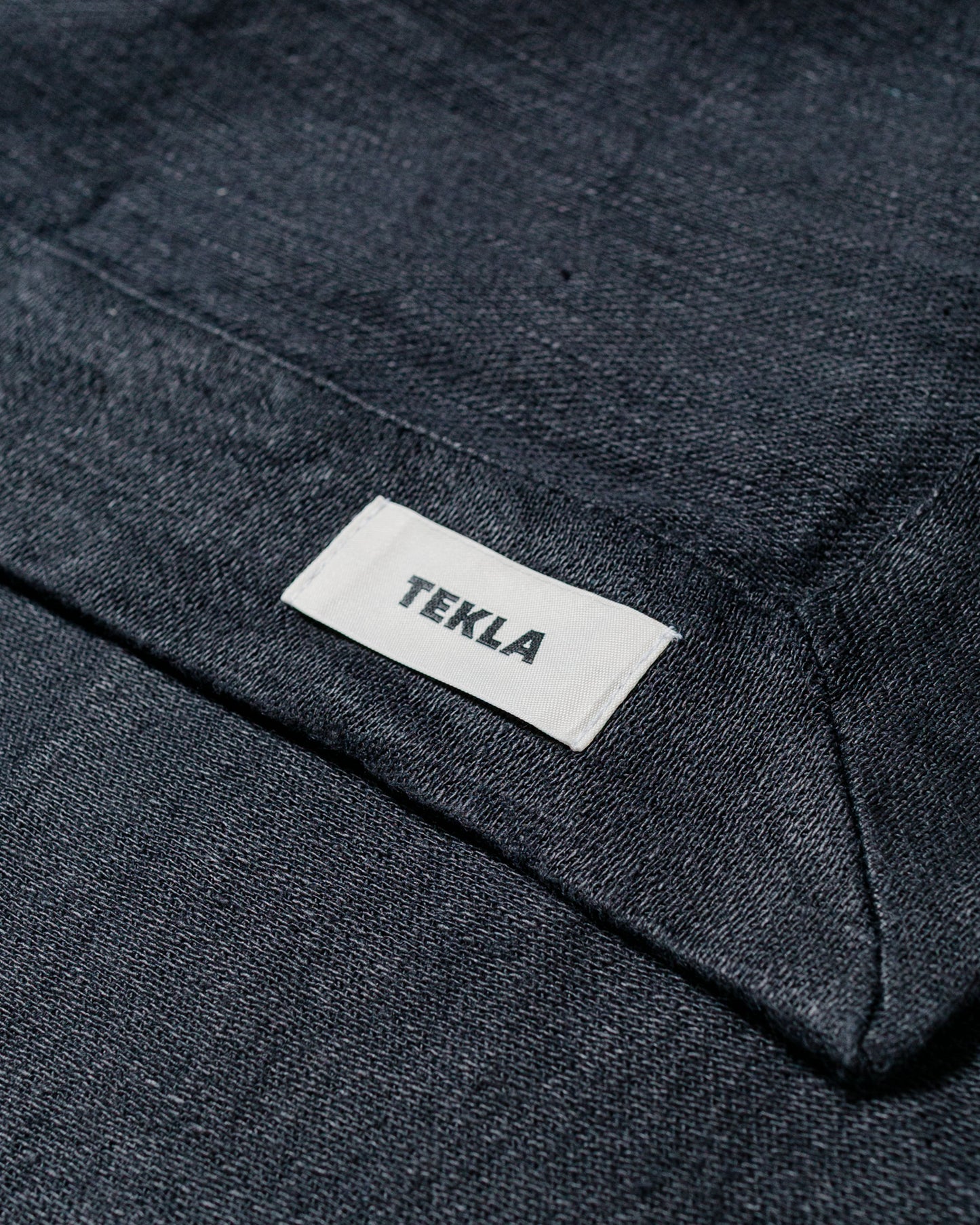 lost & found TEKLA Tekla Kitchen Linen Placemat Black