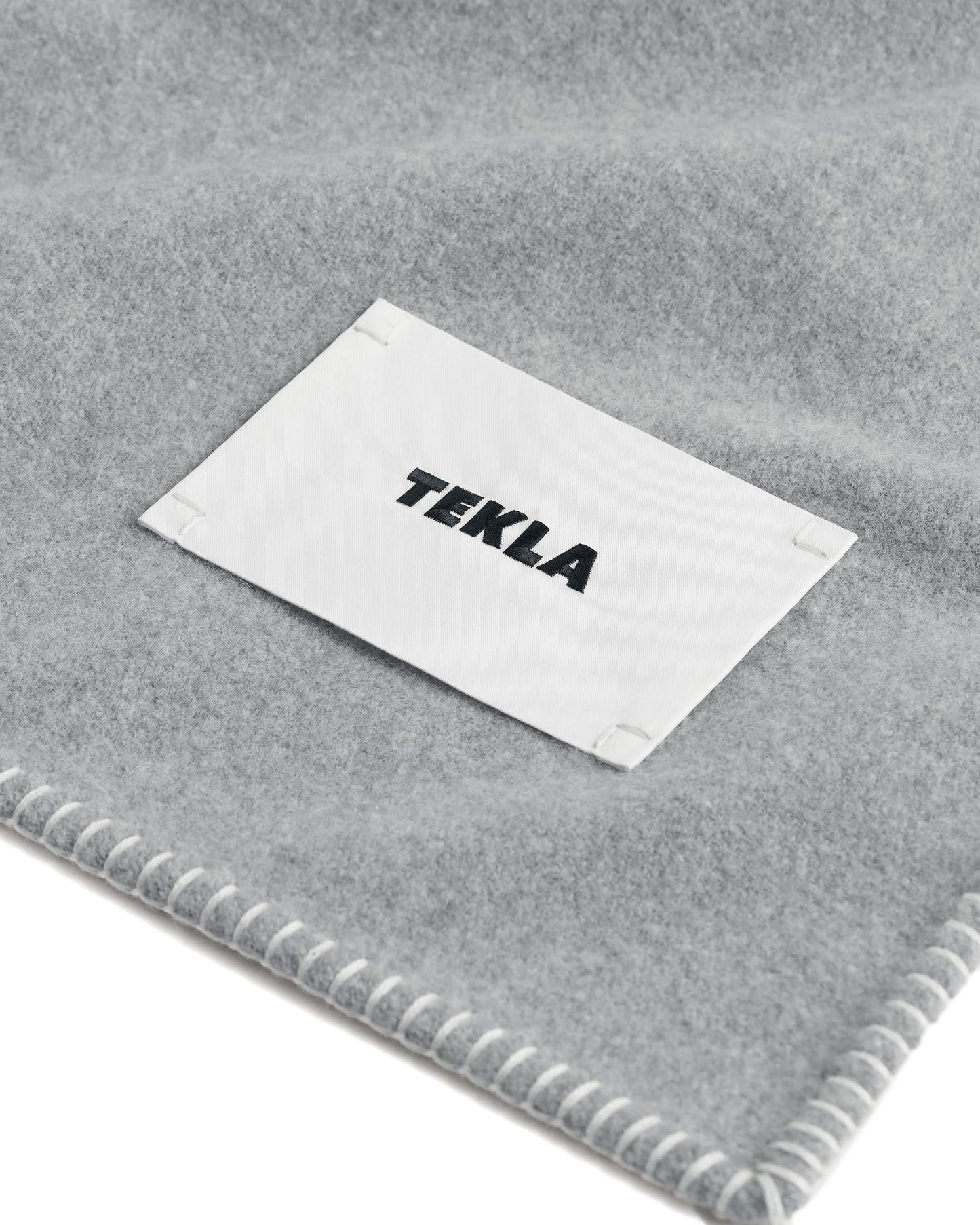 lost & found TEKLA Tekla Lambswool Blanket Ash