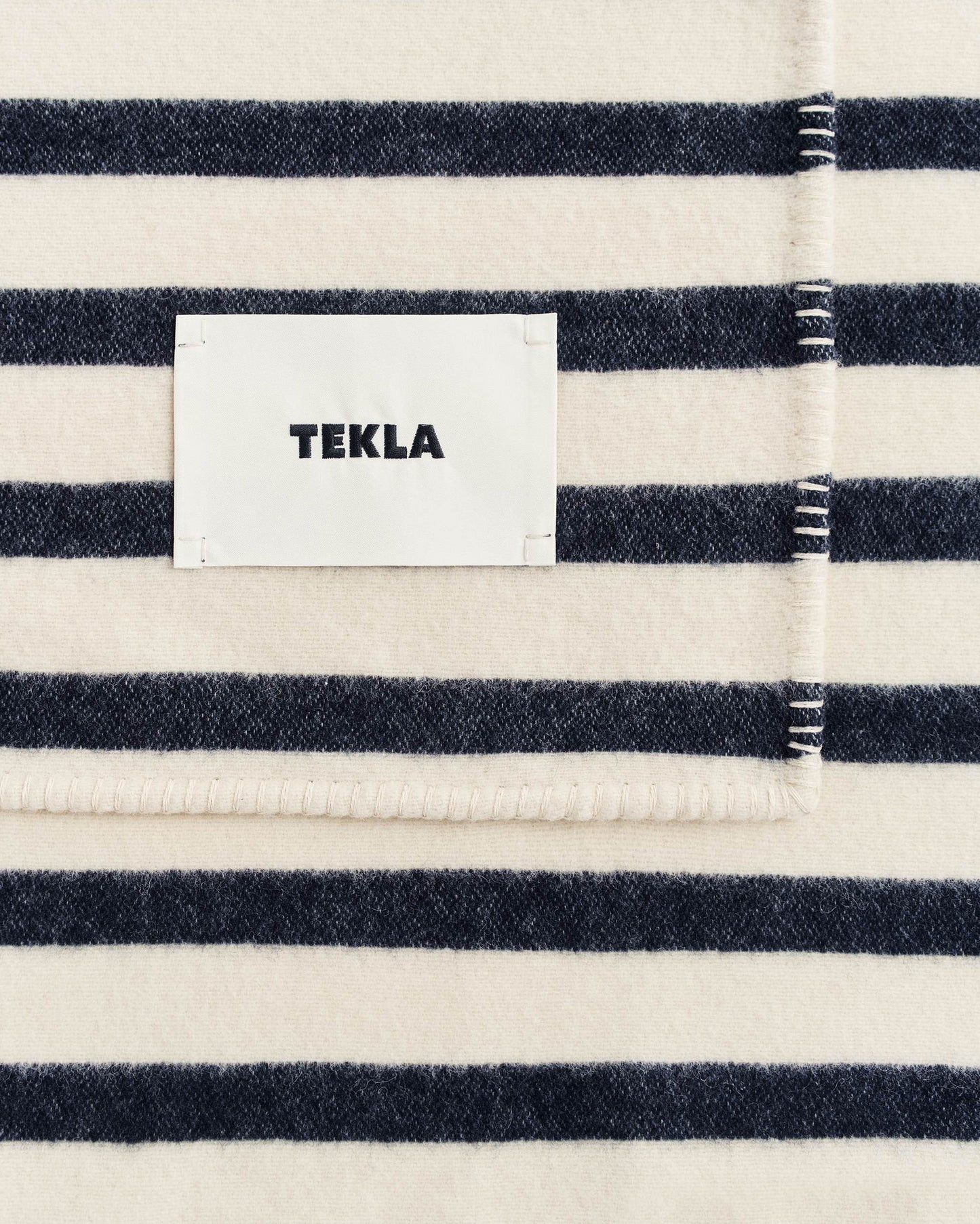 lost & found TEKLA Tekla Lambswool Blanket Magpie Stripes