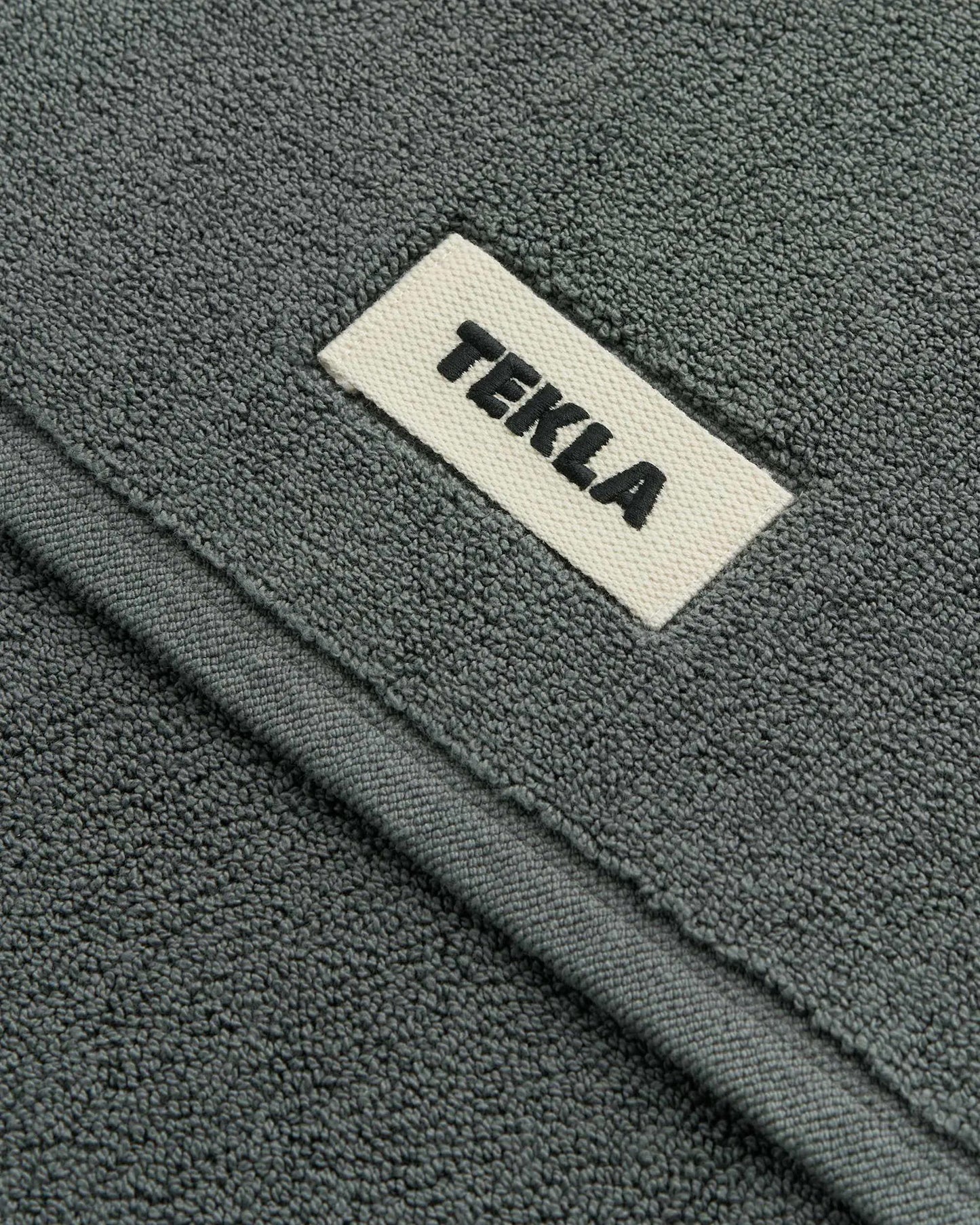 lost & found TEKLA Tekla Terry Bath Mat Charcoal Grey
